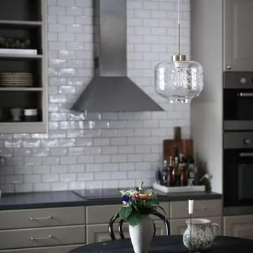 Ritz ceiling 灯 slipat glass - Antique brass - Globen Lighting