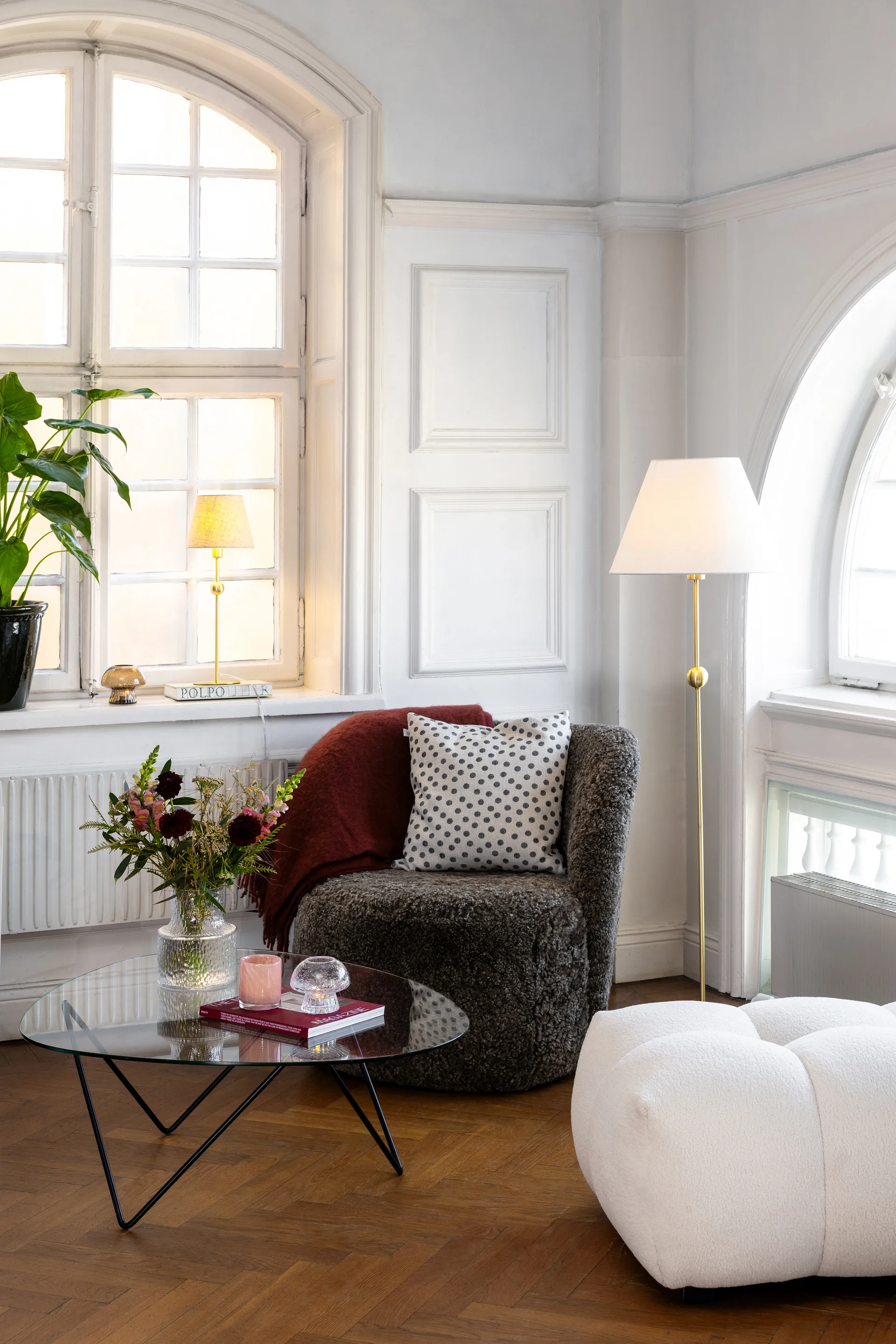 Sigrid 19 灯罩, 米色 Globen Lighting