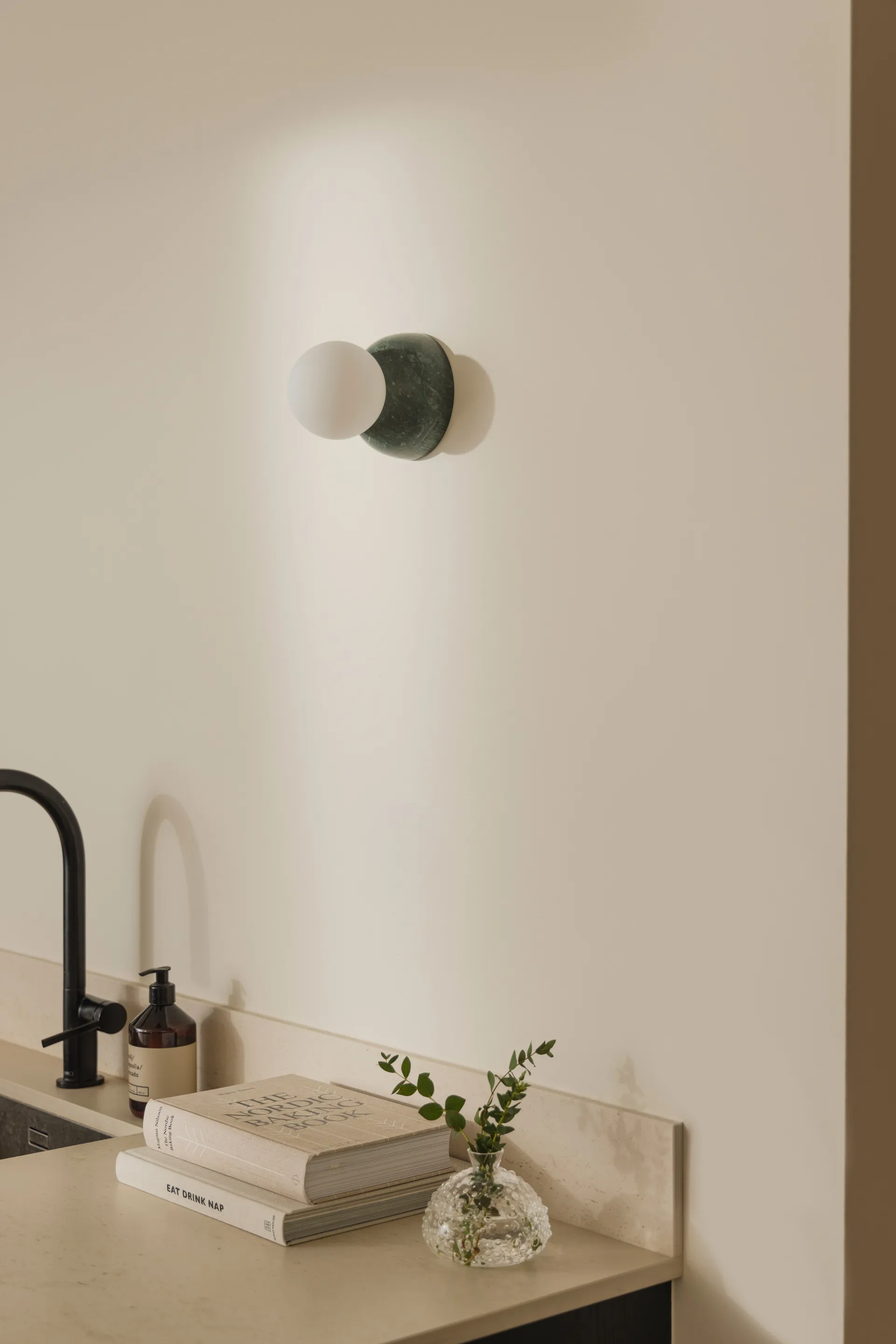 Torrano 壁灯/吊灯 13 cm, 深绿 大理石色 Globen Lighting