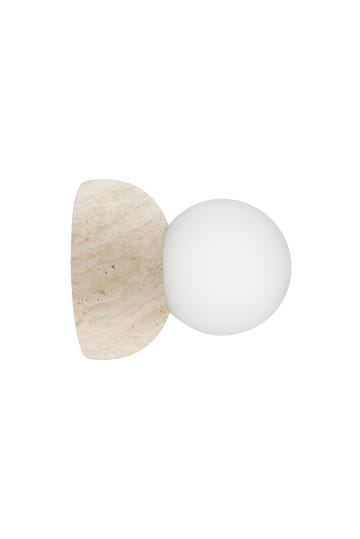 Torrano 托拉诺系列 大理石壁灯 13cm  - 米色Travertine - Globen Lighting