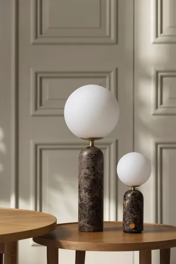 Torrano 便携式台灯 - 棕色大理石，27,5 cm - Globen Lighting