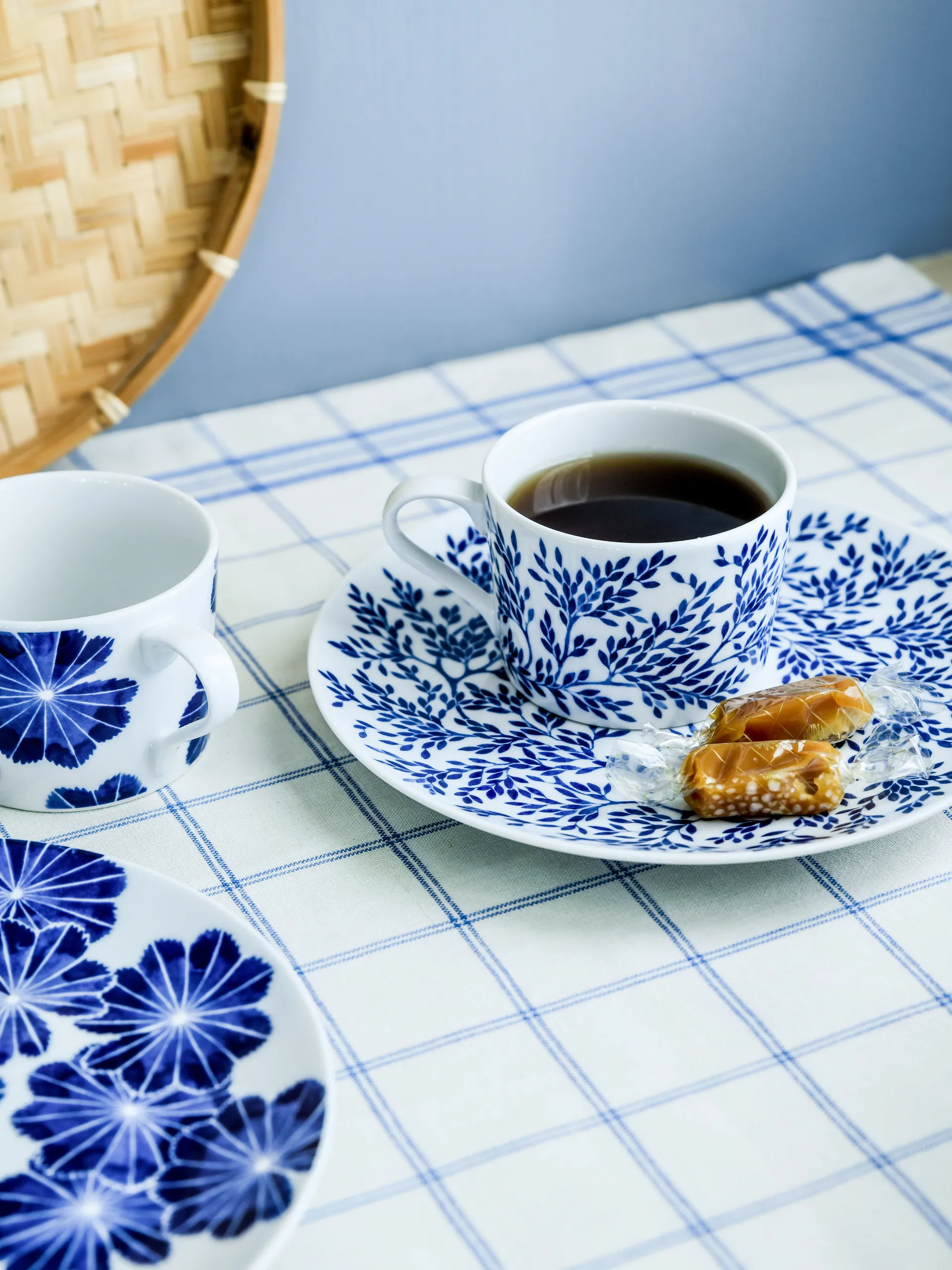 Botanica Myrten 小 盘子 Ø21, Blue Götefors Porslin