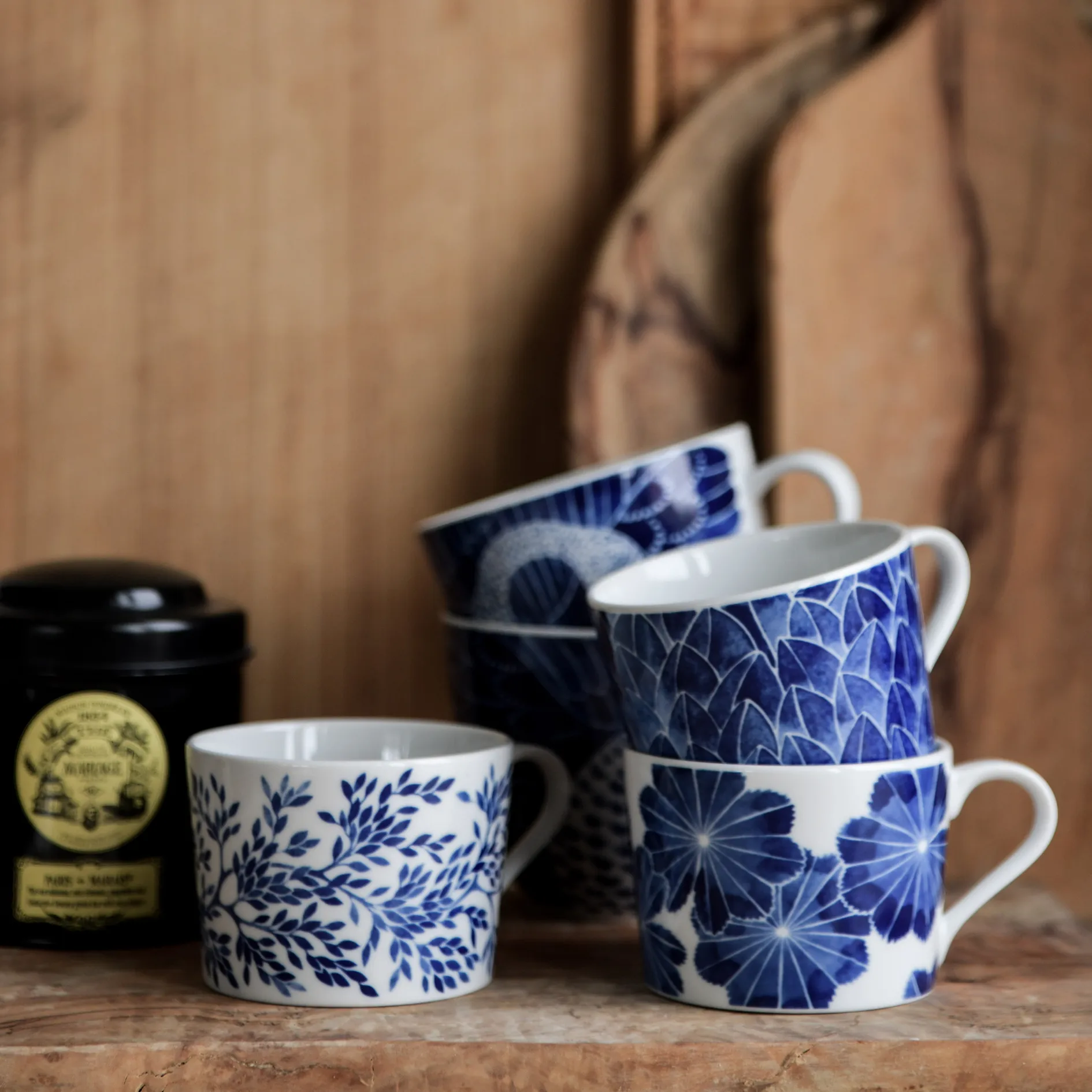 Botanica 杯子 with handle, Daggkåpa Götefors Porslin