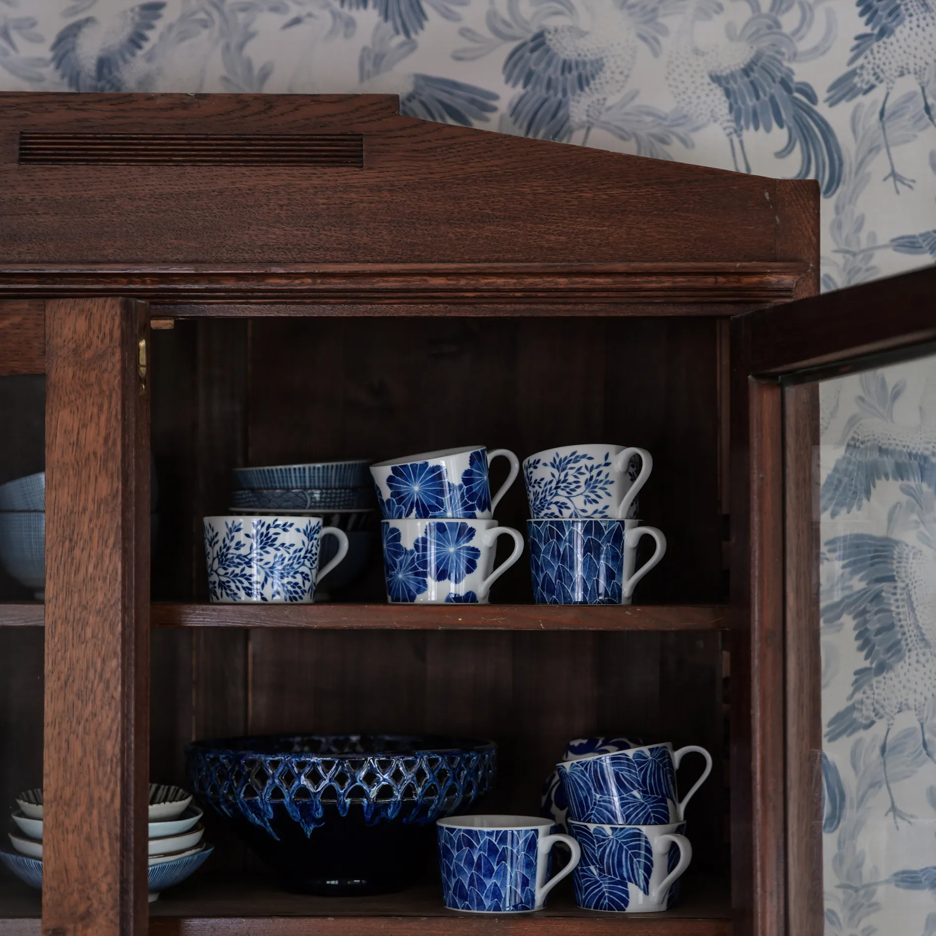 Botanica 杯子 with handle, Daggkåpa Götefors Porslin