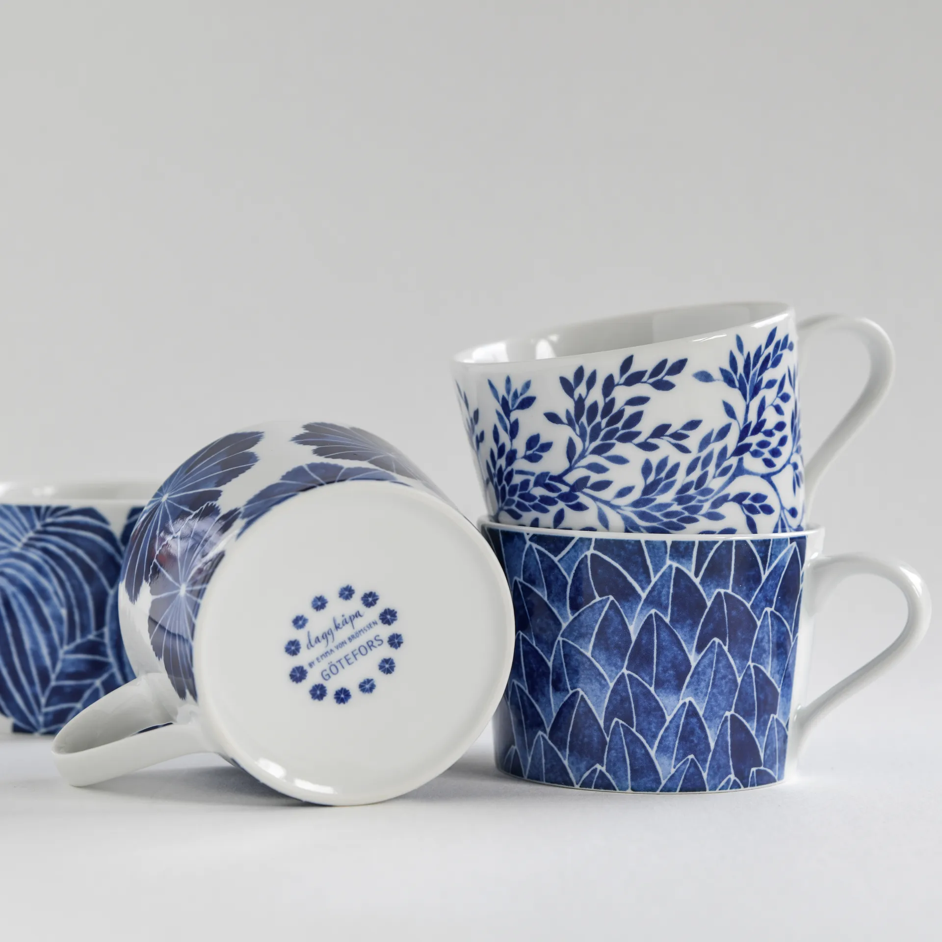 Botanica 杯子 with handle, Daggkåpa Götefors Porslin