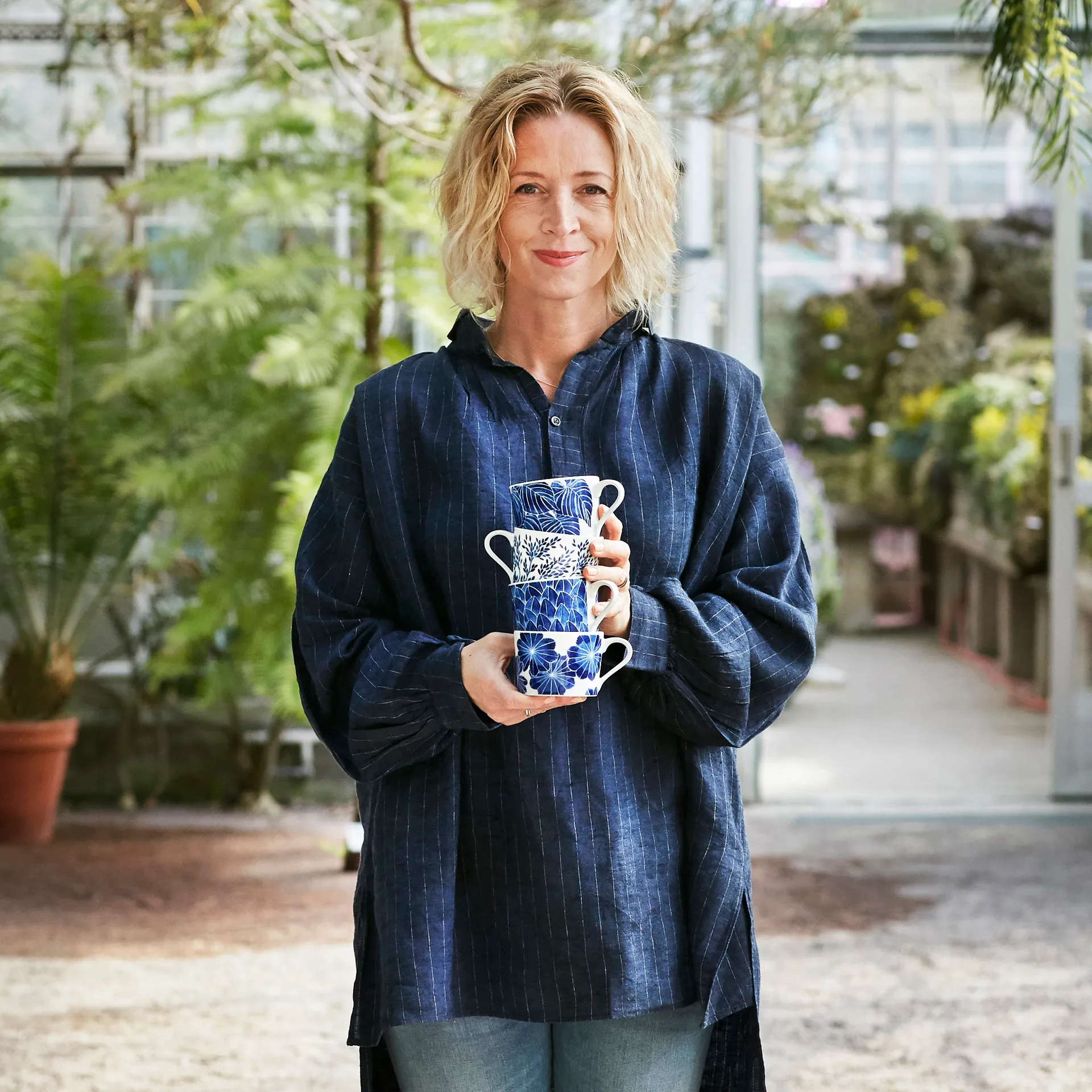 Botanica 杯子 with handle, Daggkåpa Götefors Porslin