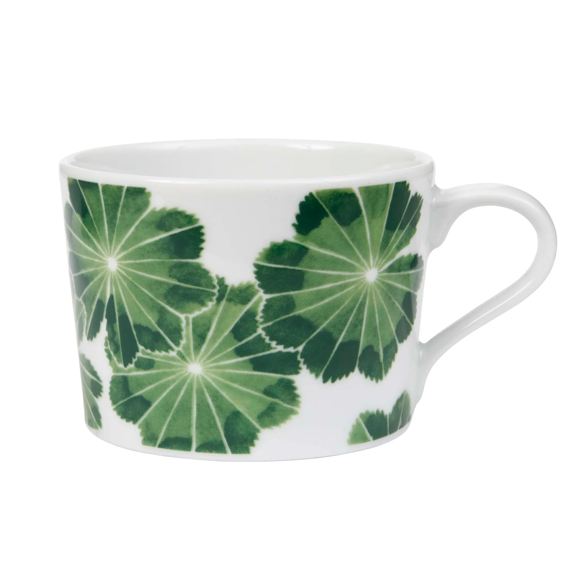 Botanica绿色带柄杯, 斗篷草色 Götefors Porslin