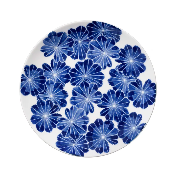 Lady's mantle小餐盘 - 蓝色 - Götefors Porslin