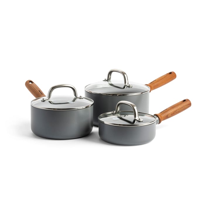 Mayflower Pro saucepan 套装 + lid, 6 parts GreenPan