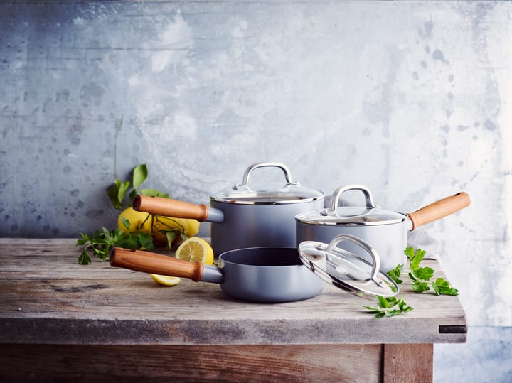 Mayflower Pro saucepan 套装 + lid, 6 parts GreenPan