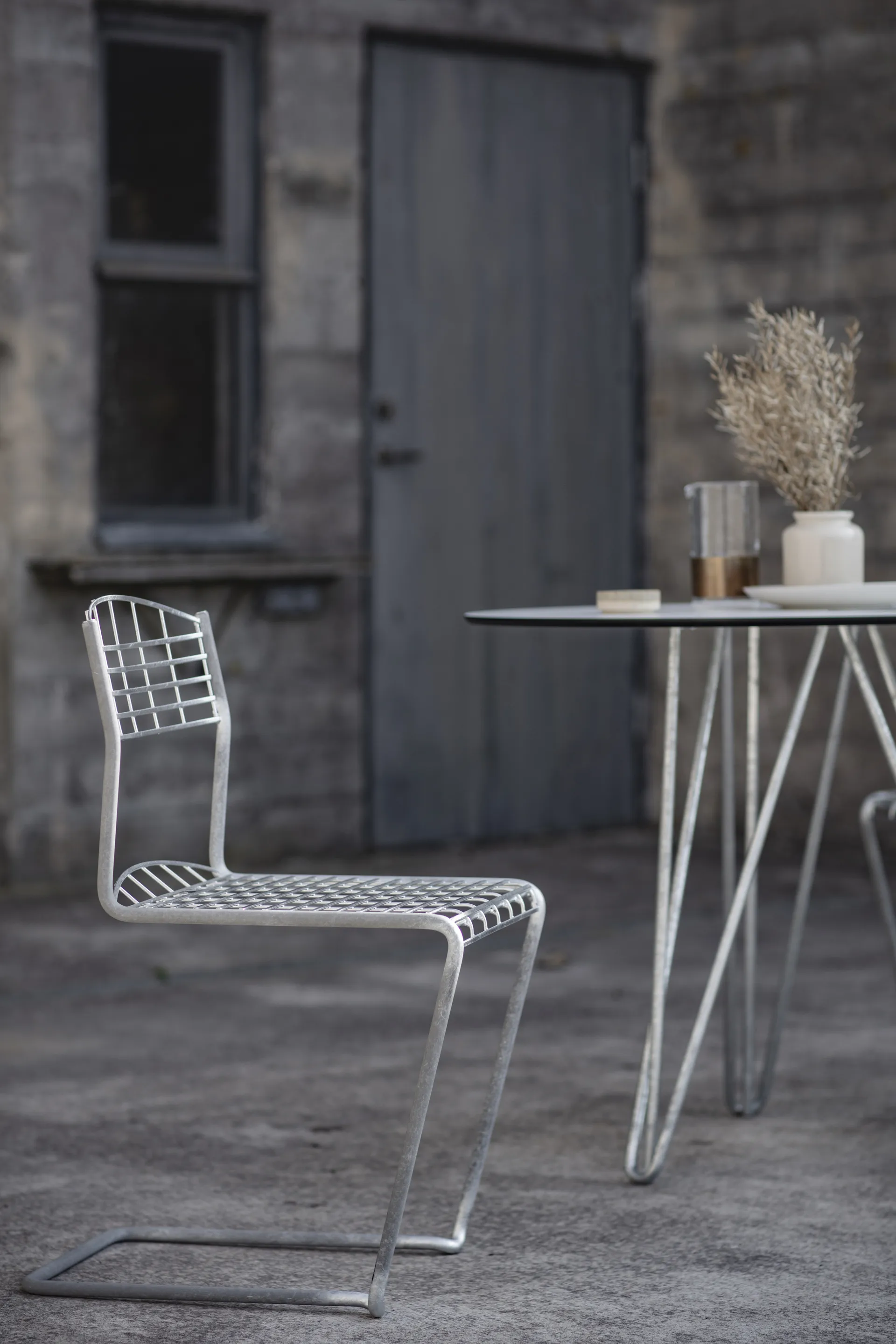 High Tech 椅子, 热镀锌 Grythyttan Stålmöbler