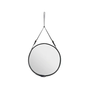 Adnet Round Mirror - 棕色, large - GUBI