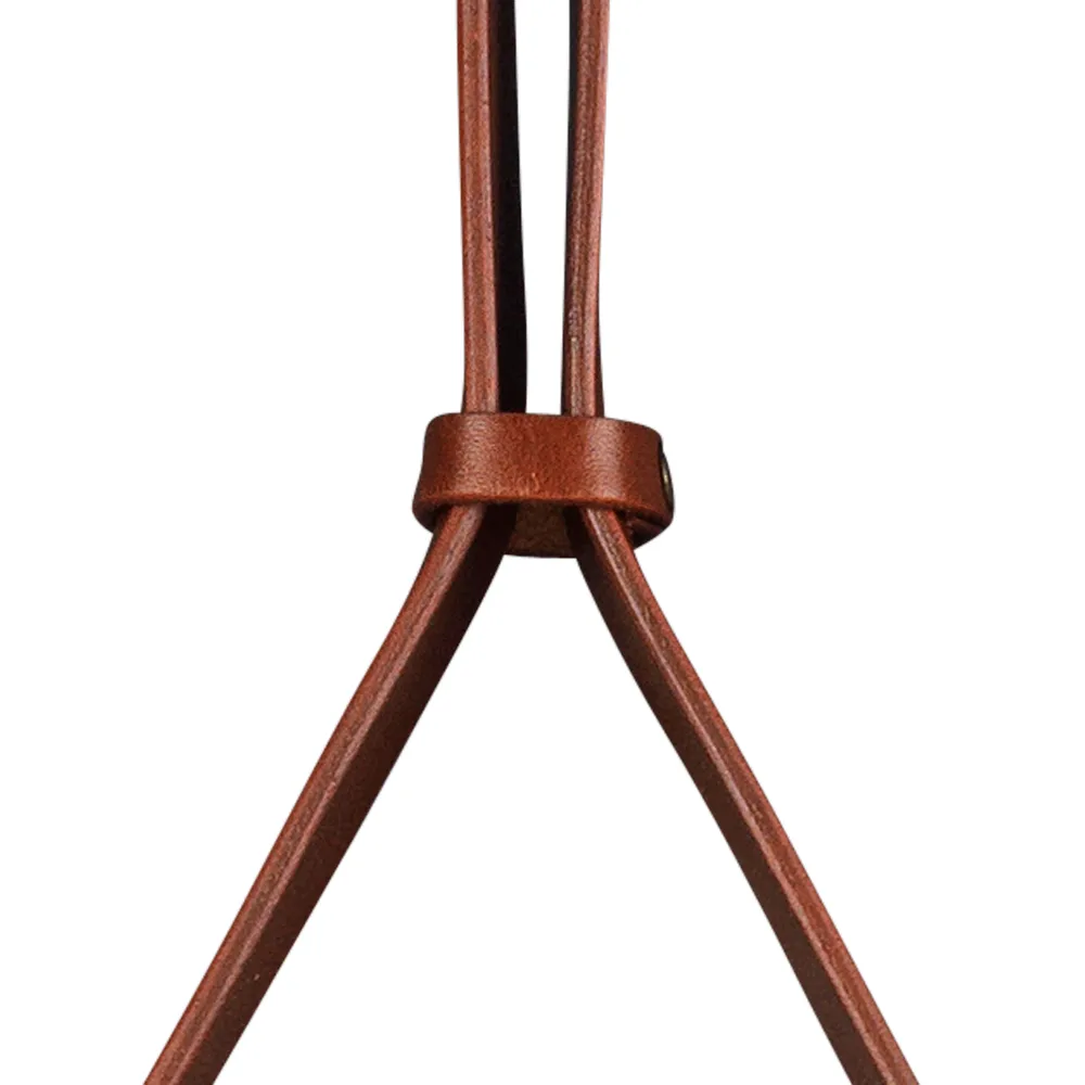 Adnet Round Mirror, 棕色, large GUBI