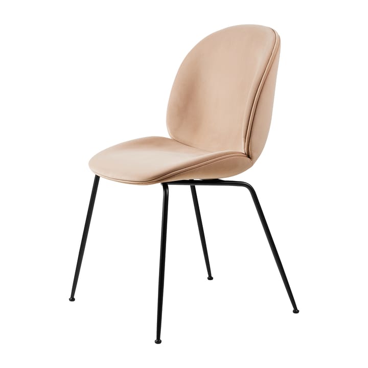 Beetle dining 椅子 - fully upholstered conic base - Sunday 034-黑色 - Gubi