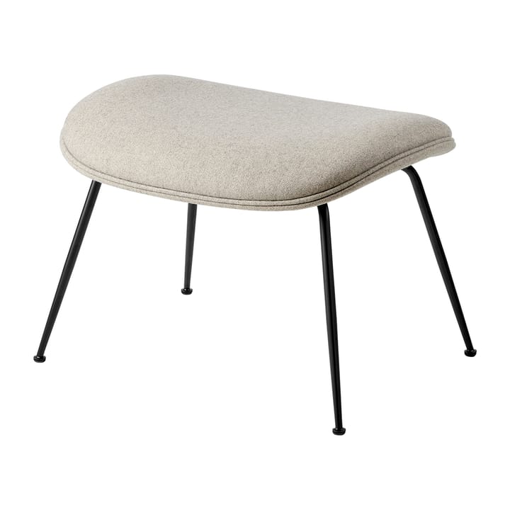 Beetle Ottoman - upholstered foot stool, conic base 凳子 - Plain 0025-黑色 - GUBI