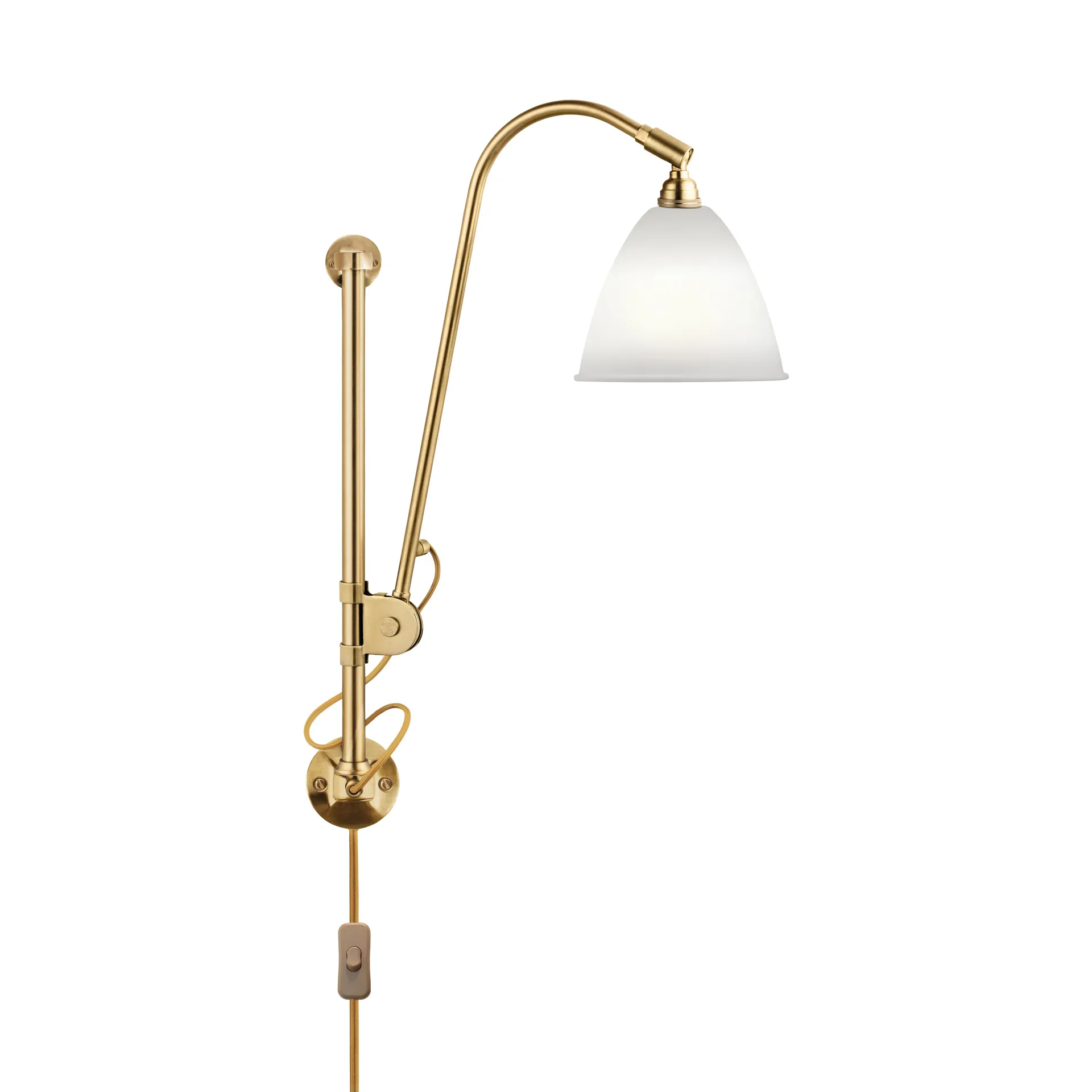 Bestlite BL5 壁灯, Bone china-brass GUBI