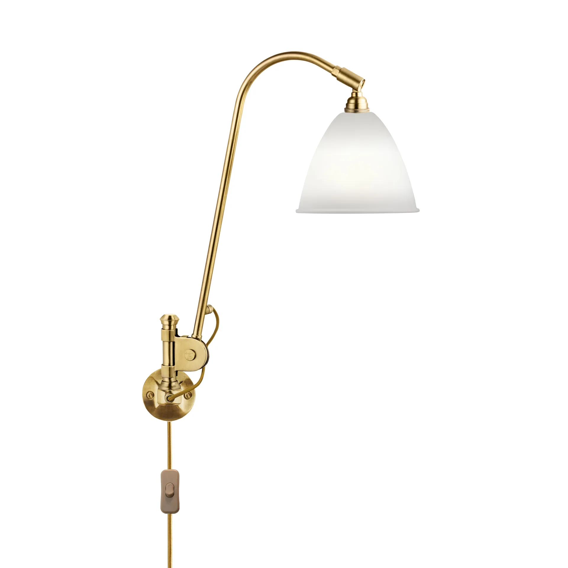 Bestlite BL6 壁灯, bone china-brass GUBI