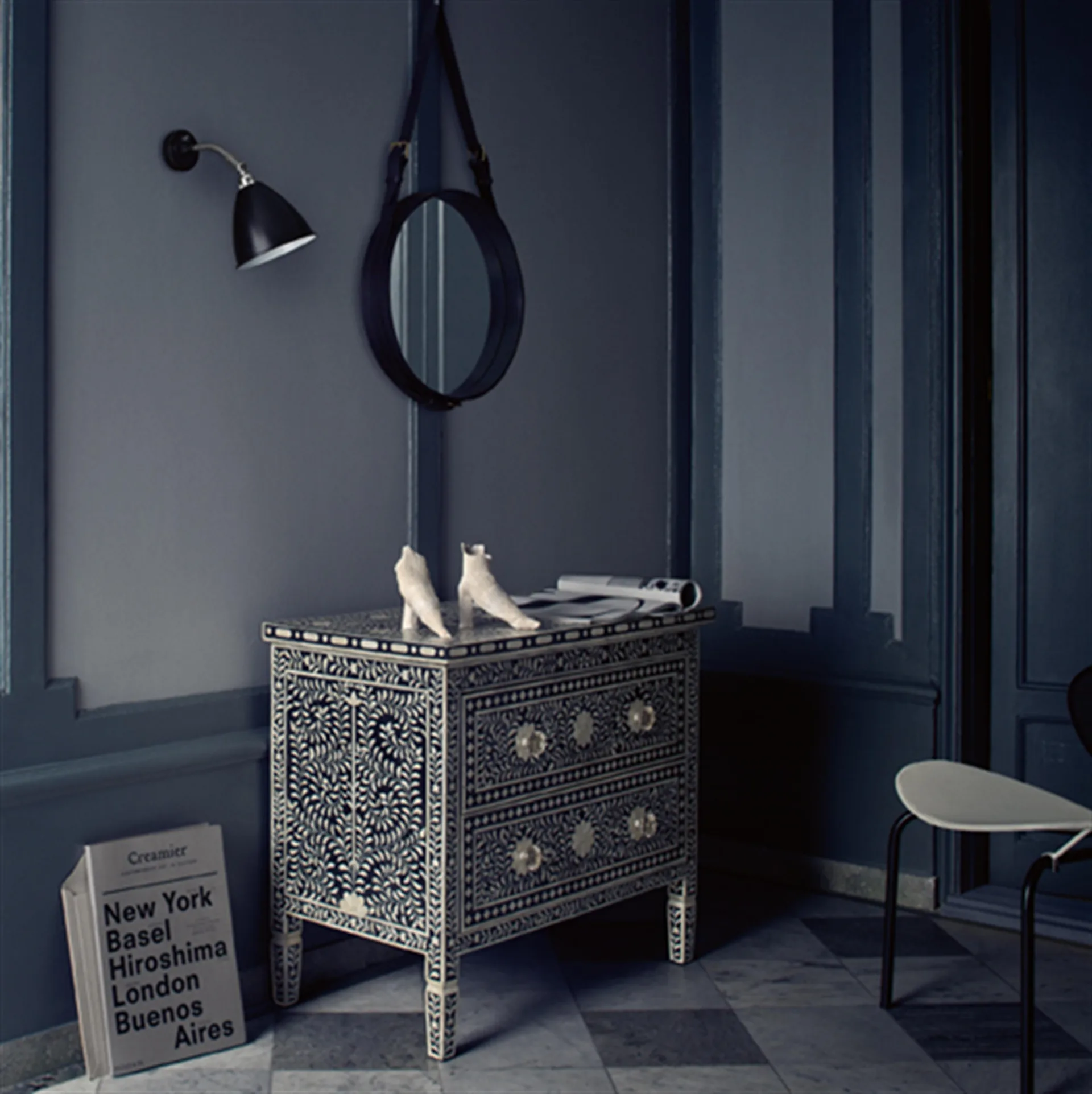 Bestlite BL7 壁灯, 黑色-chrome GUBI