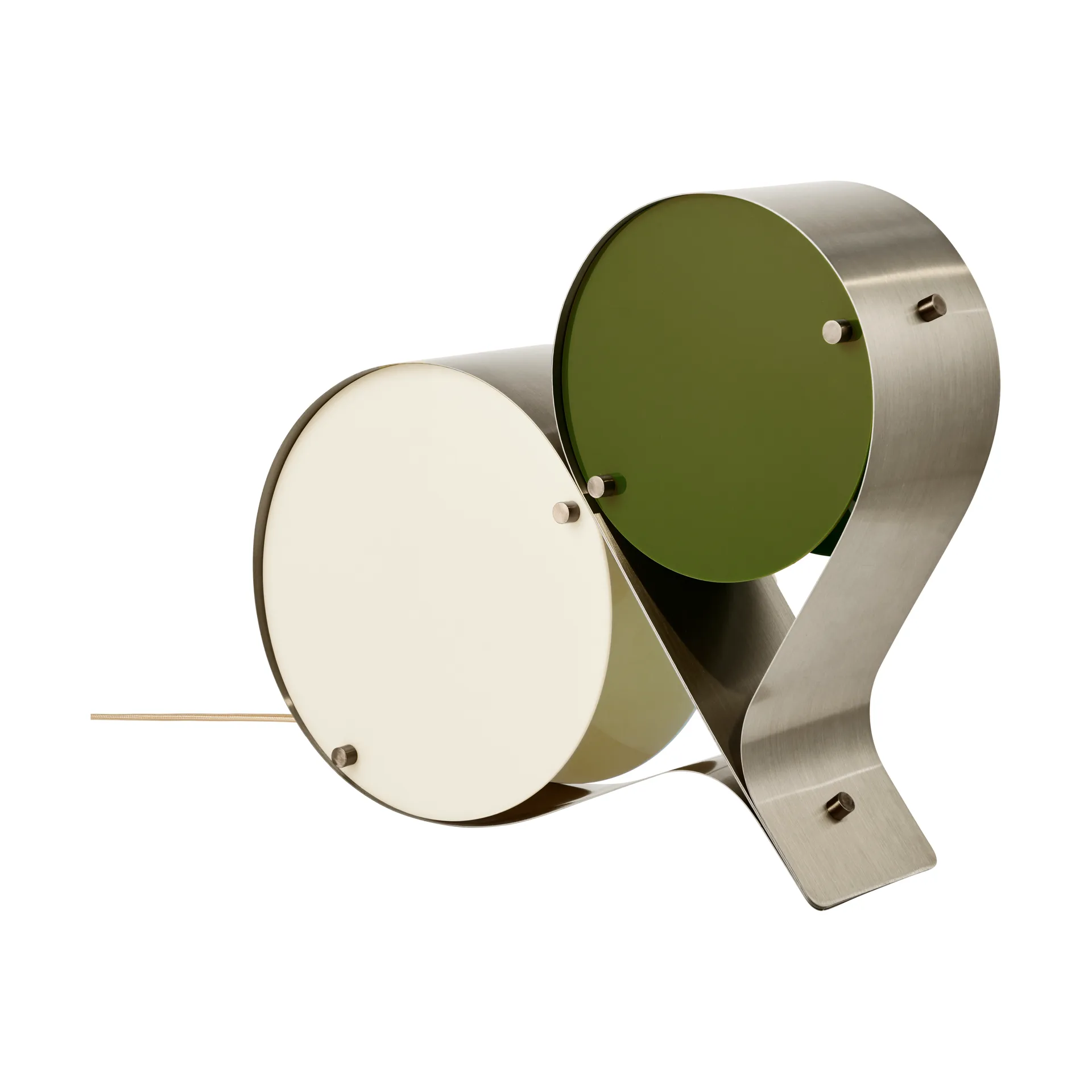 Couple 台灯, 象牙白 & 橄榄色 GUBI