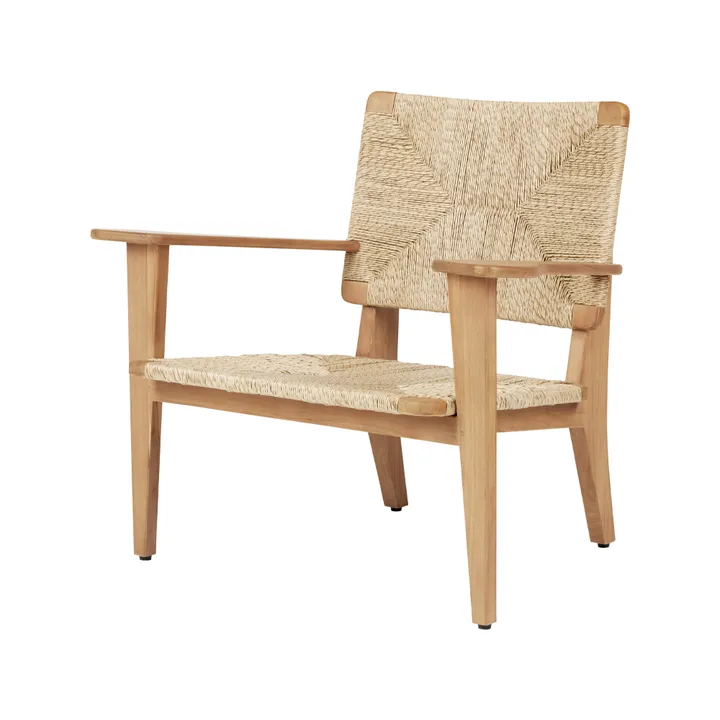 F-chair 户外休闲躺椅扶手椅 - 柚木色 - GUBI
