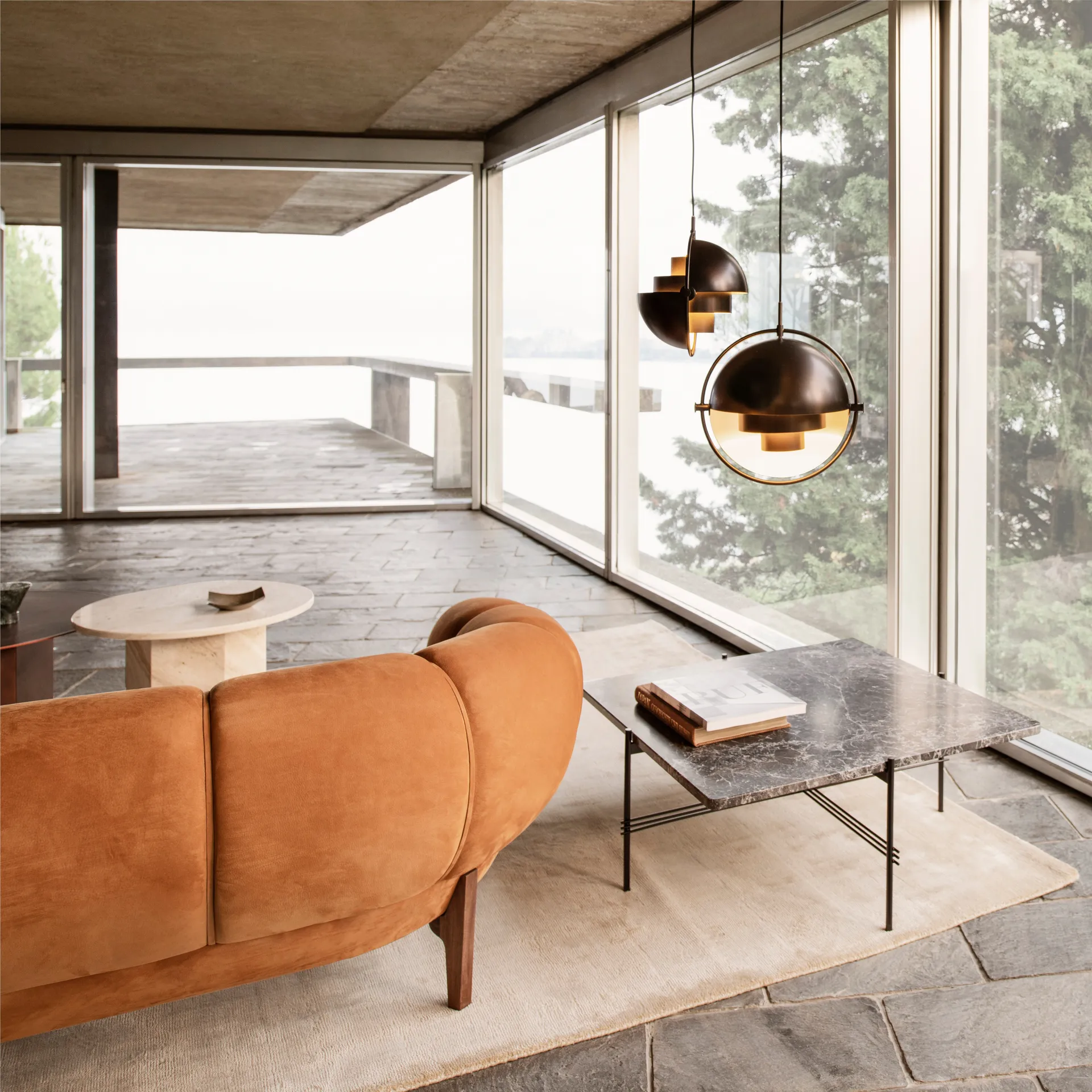 Multi-Lite ceiling 灯 small, Antique brass GUBI