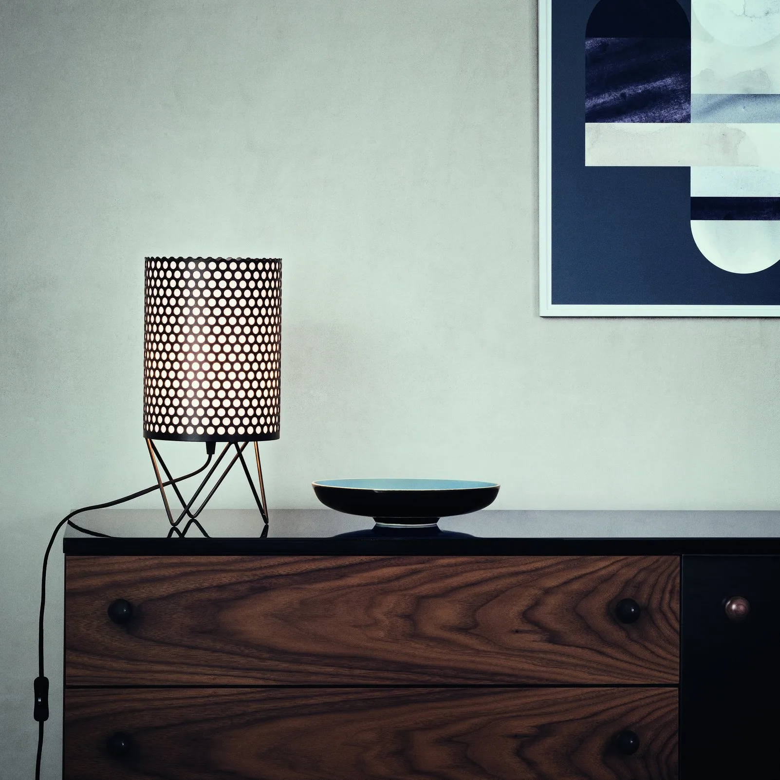 Pedrera ABC 台灯 PD4, 黑色 GUBI