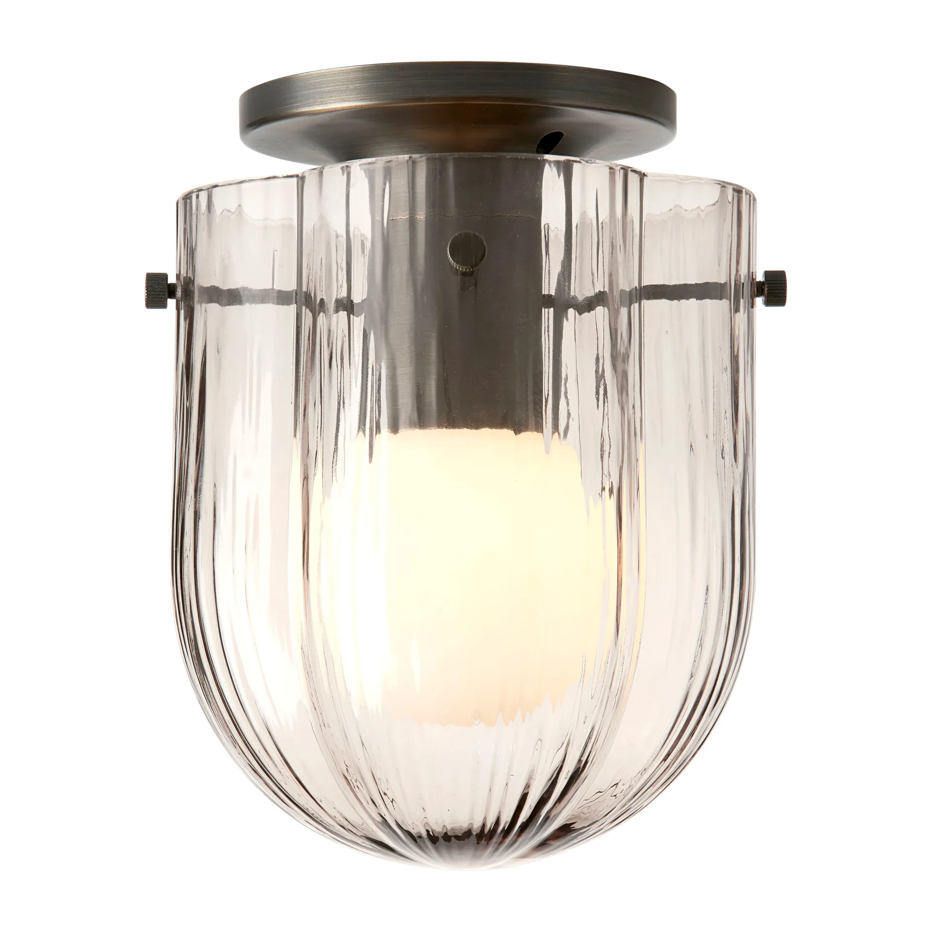 Seine ceiling 灯 Ø17.2 cm, Brass-smoke GUBI