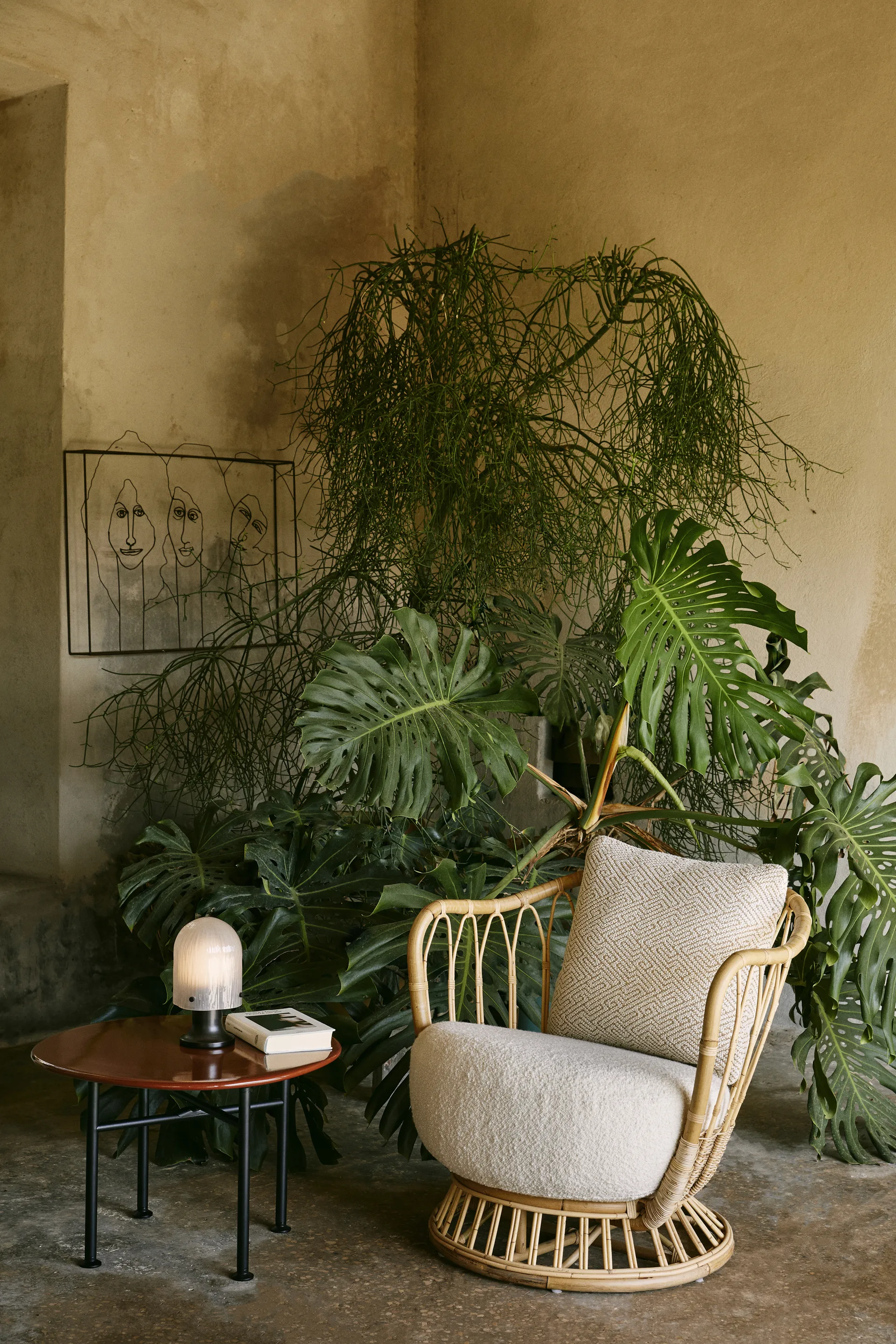 Seine Portable Lamp table lamp, Antique brass-白色 GUBI