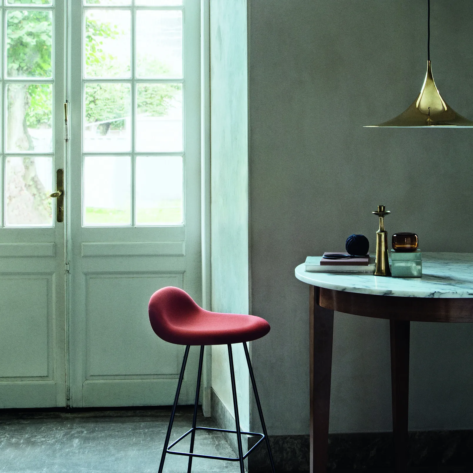 Semi 吊灯/天花灯 Ø 30 cm, Polished brass GUBI