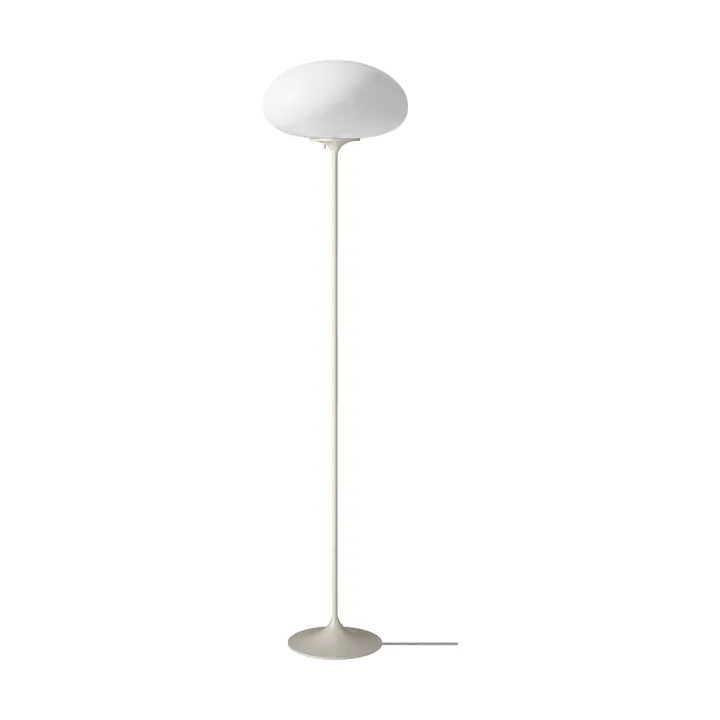 Stemlite落地灯 - 卵石灰色-欧泊色玻璃，150cm - GUBI
