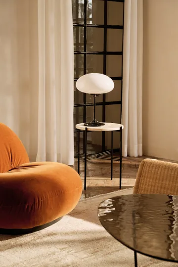 Stemlite 台灯 - 黑铬蛋白石玻璃 42cm - GUBI