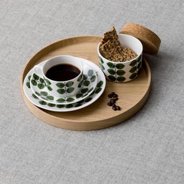 古斯塔夫 Berså复古绿叶系列 咖啡杯碟套装 - 咖啡杯碟套装 150ml/14cm - Gustavsbergs Porslinsfabrik