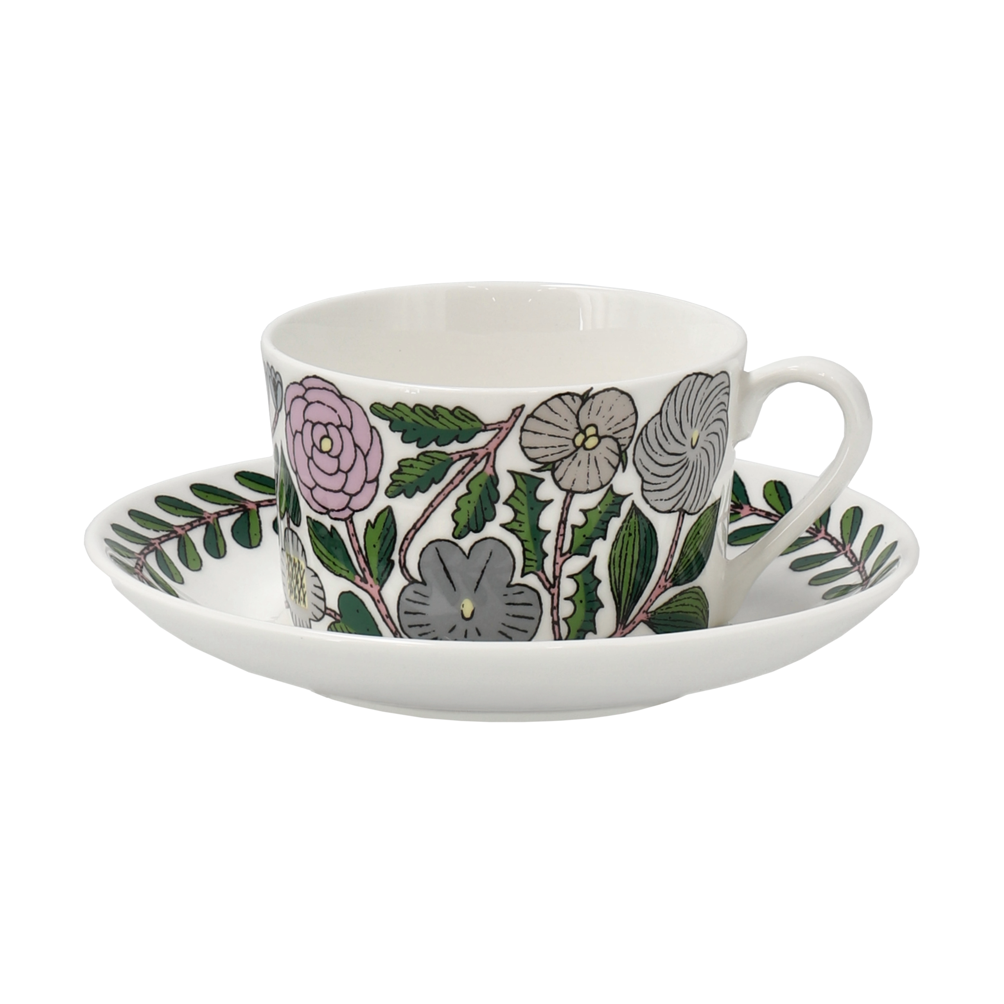 Mai 古斯塔夫×鹿儿岛睦联名款餐具350ml 茶杯和16.8cm 碟子（非礼