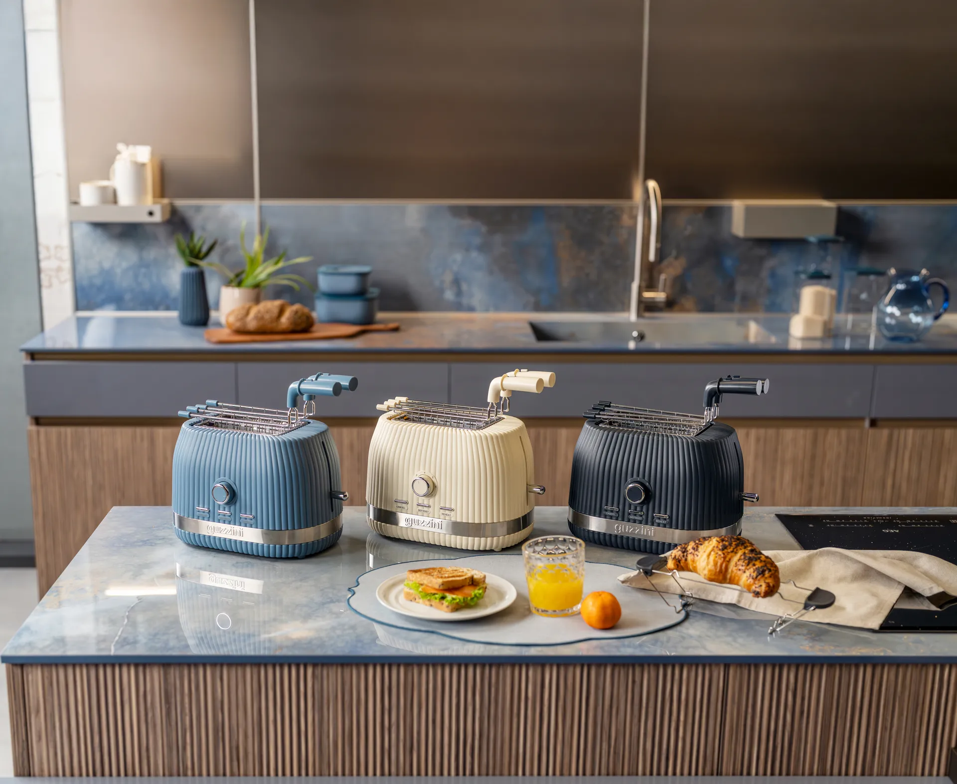Sous chef 吐司机, 藏蓝色 Guzzini