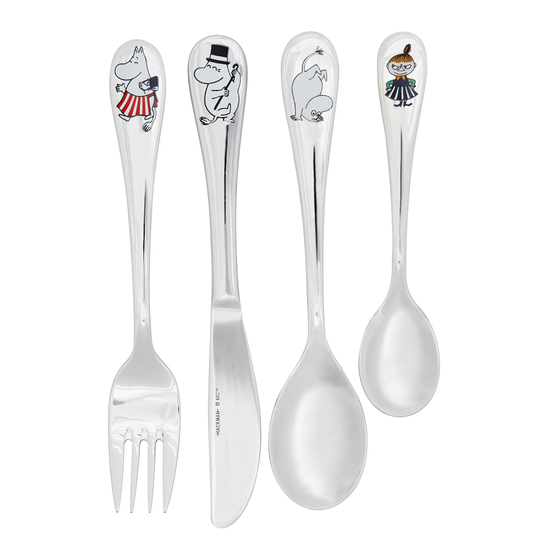 Moomin 餐具 cutlery childrens set 四件套装, family Hackman