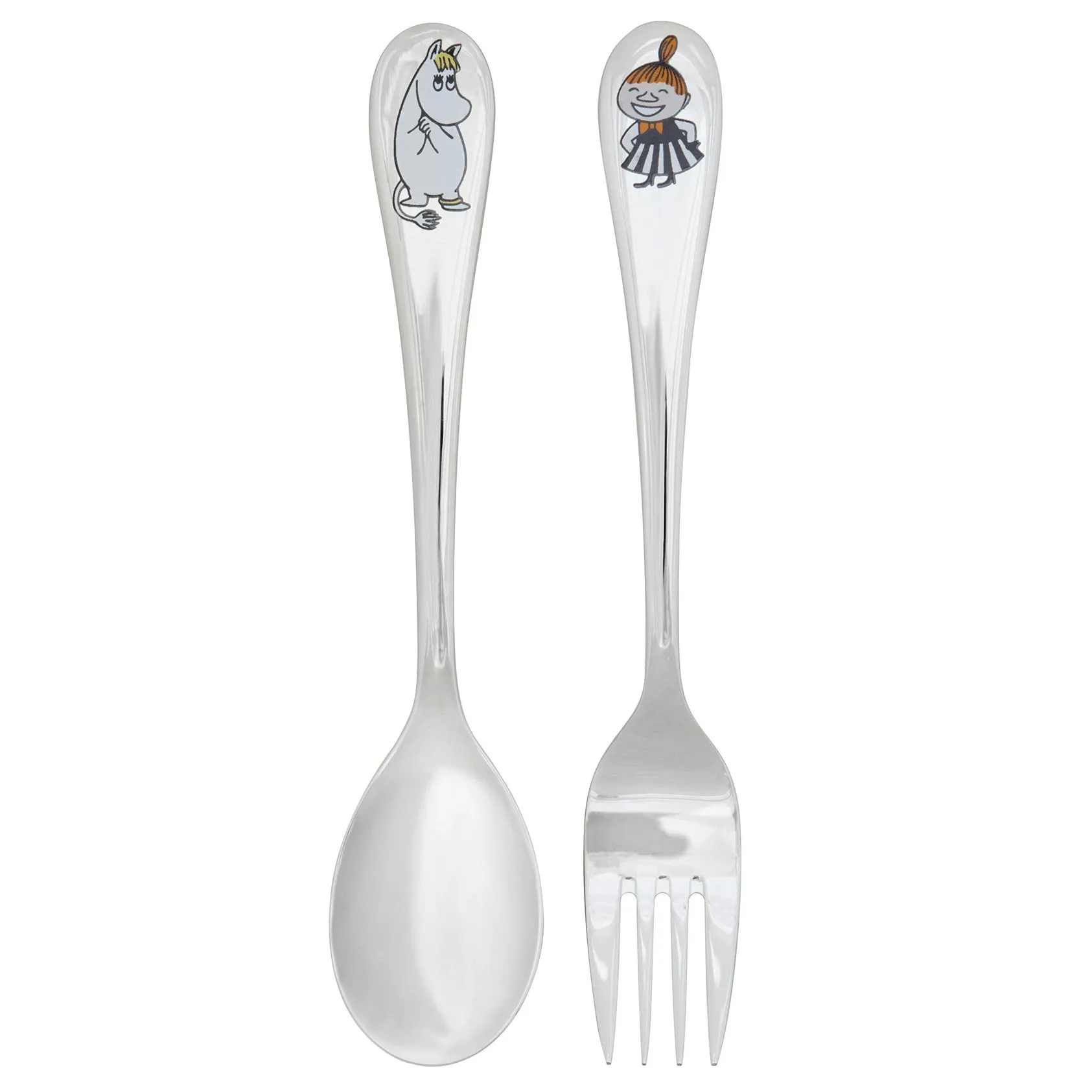 Moomin 餐具 cutlery childrens set 两件套装, Snorkfröken & lilla my Hackman