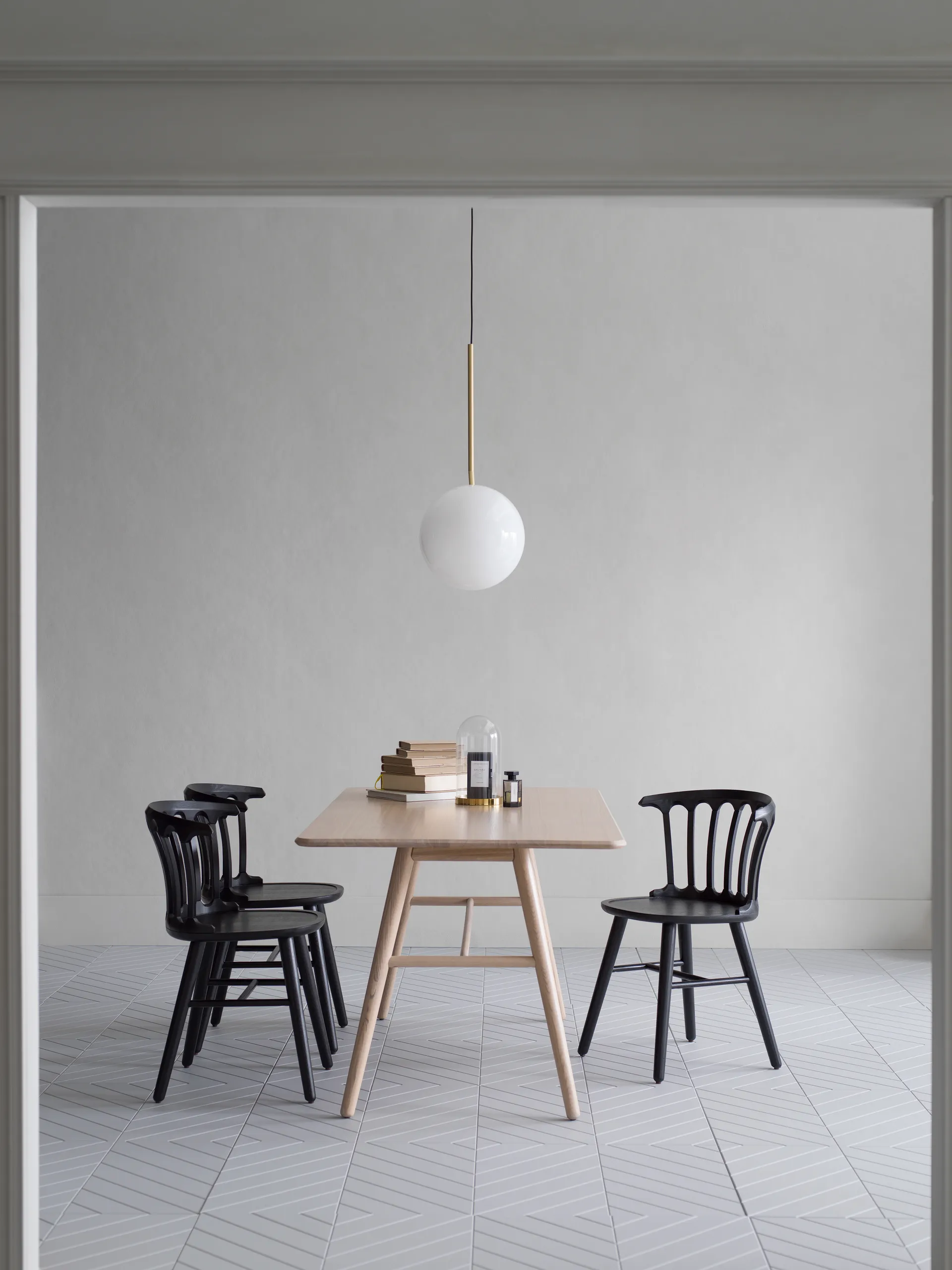 San Marco 椅子, Stained 黑色 ash Hans K