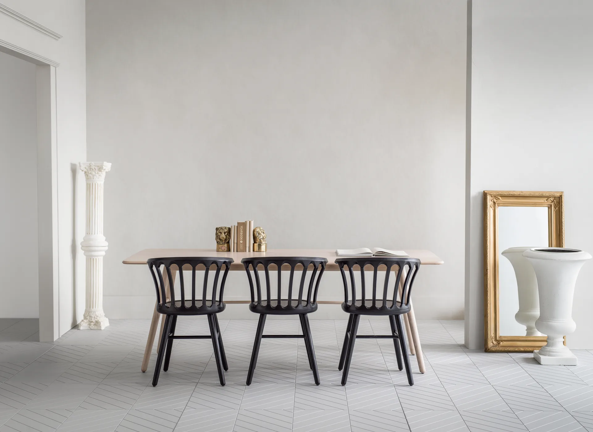 San Marco 椅子, Stained 黑色 ash Hans K