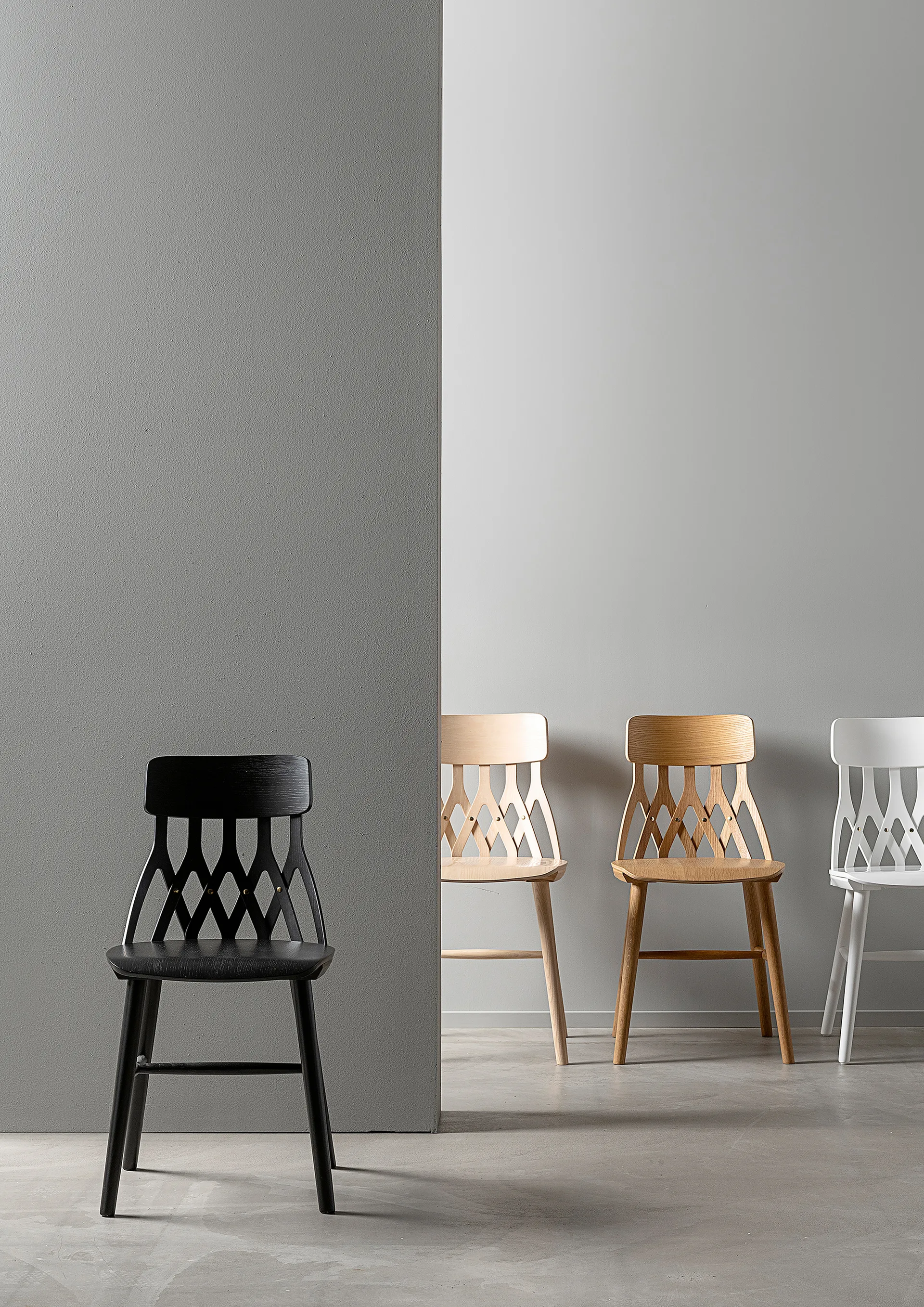 Y5 椅子, Stained 黑色 ash Hans K