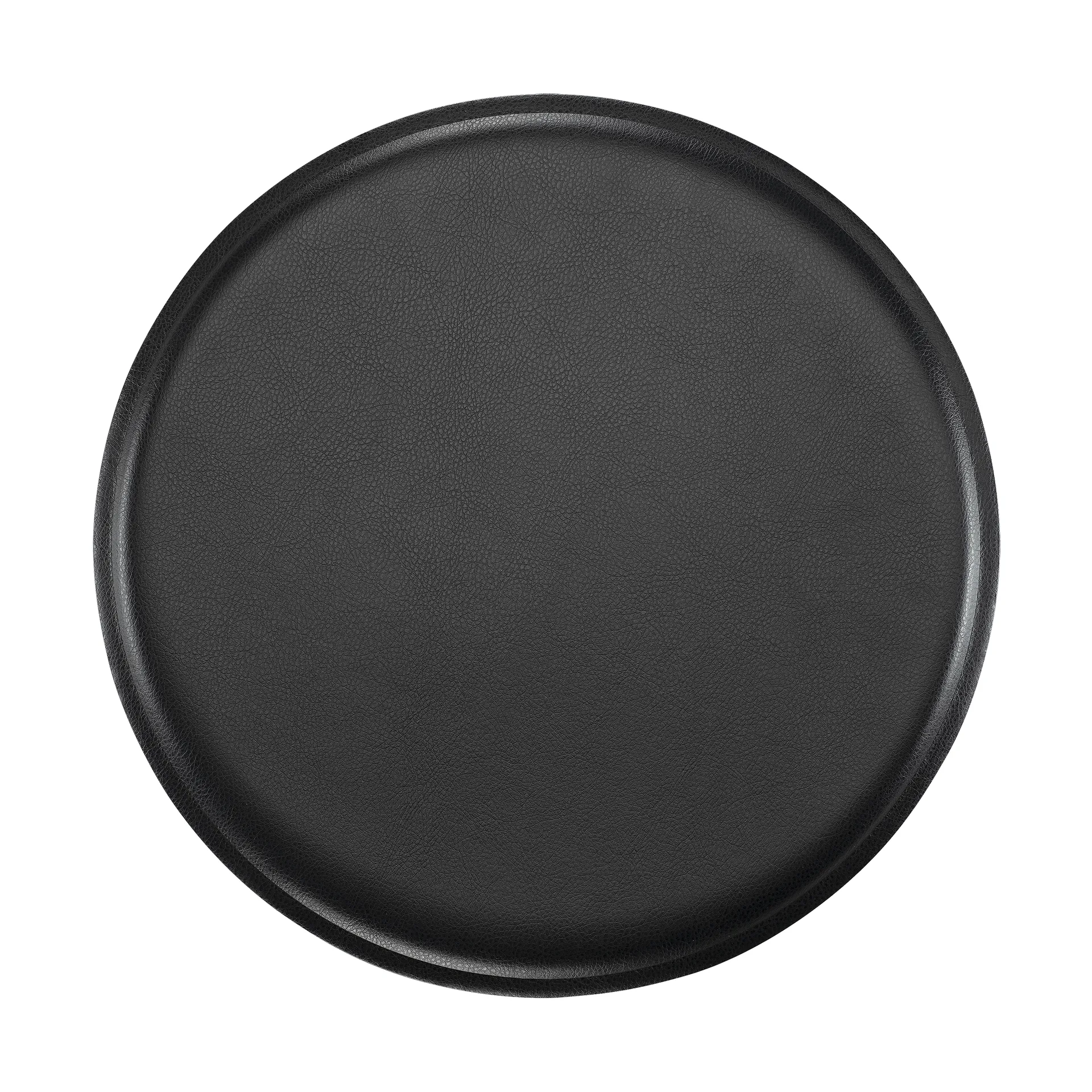ZigZag 凳子/吧凳垫, Bonded leather black Hans K
