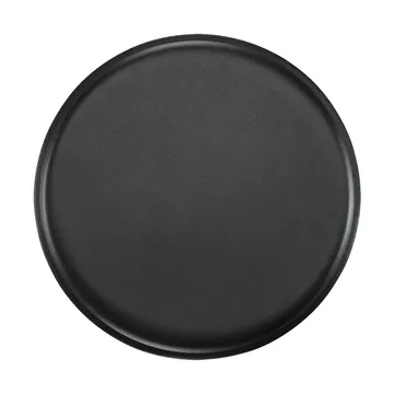 ZigZag 凳子/吧凳垫 - Bonded leather black - Hans K