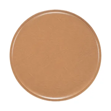 ZigZag 凳子/吧凳垫 - Bonded leather camel - Hans K