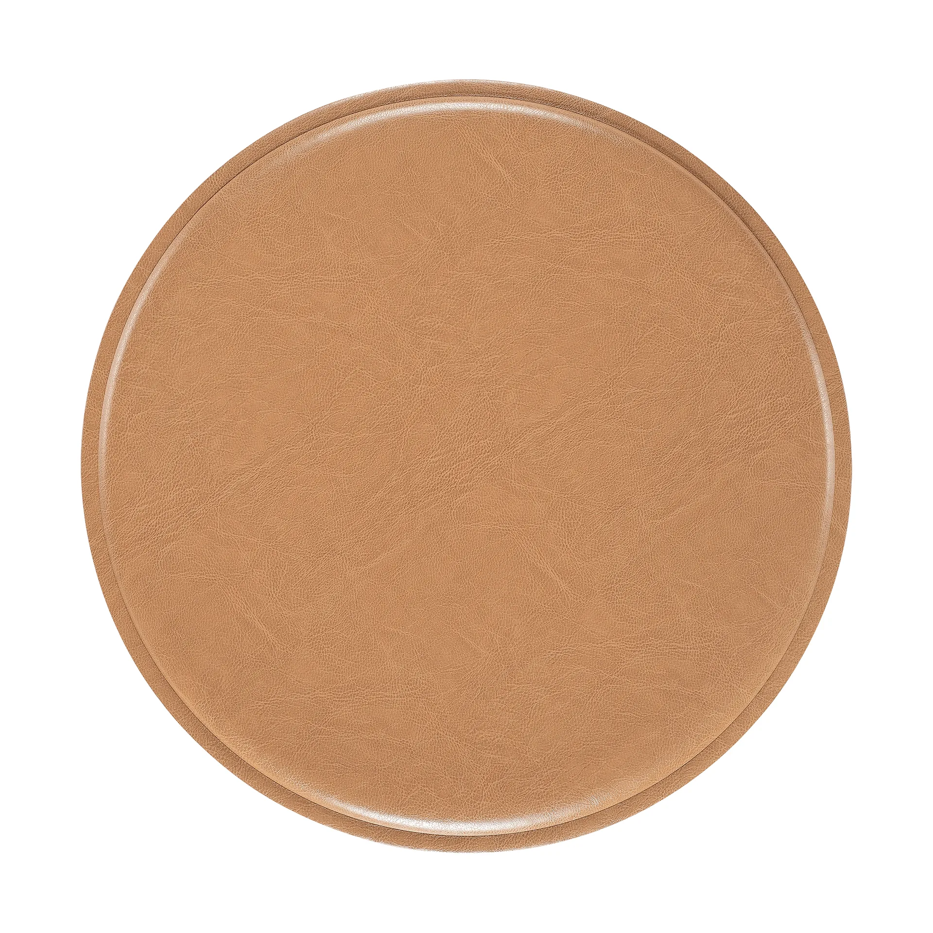 ZigZag pad 凳子/bar 凳子, Bonded leather camel Hans K