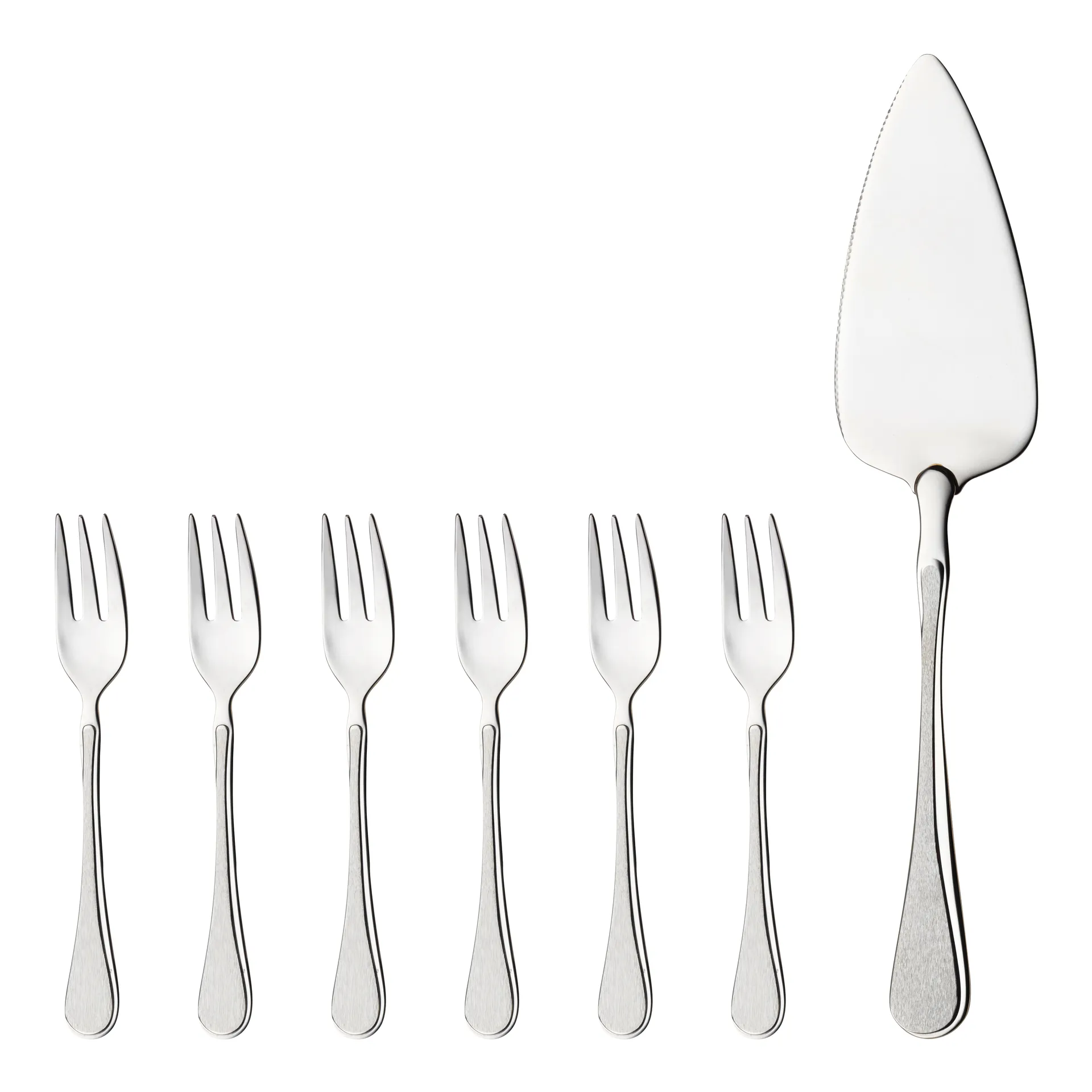 Carina cake set 7 pcs, 不锈钢 Hardanger Bestikk