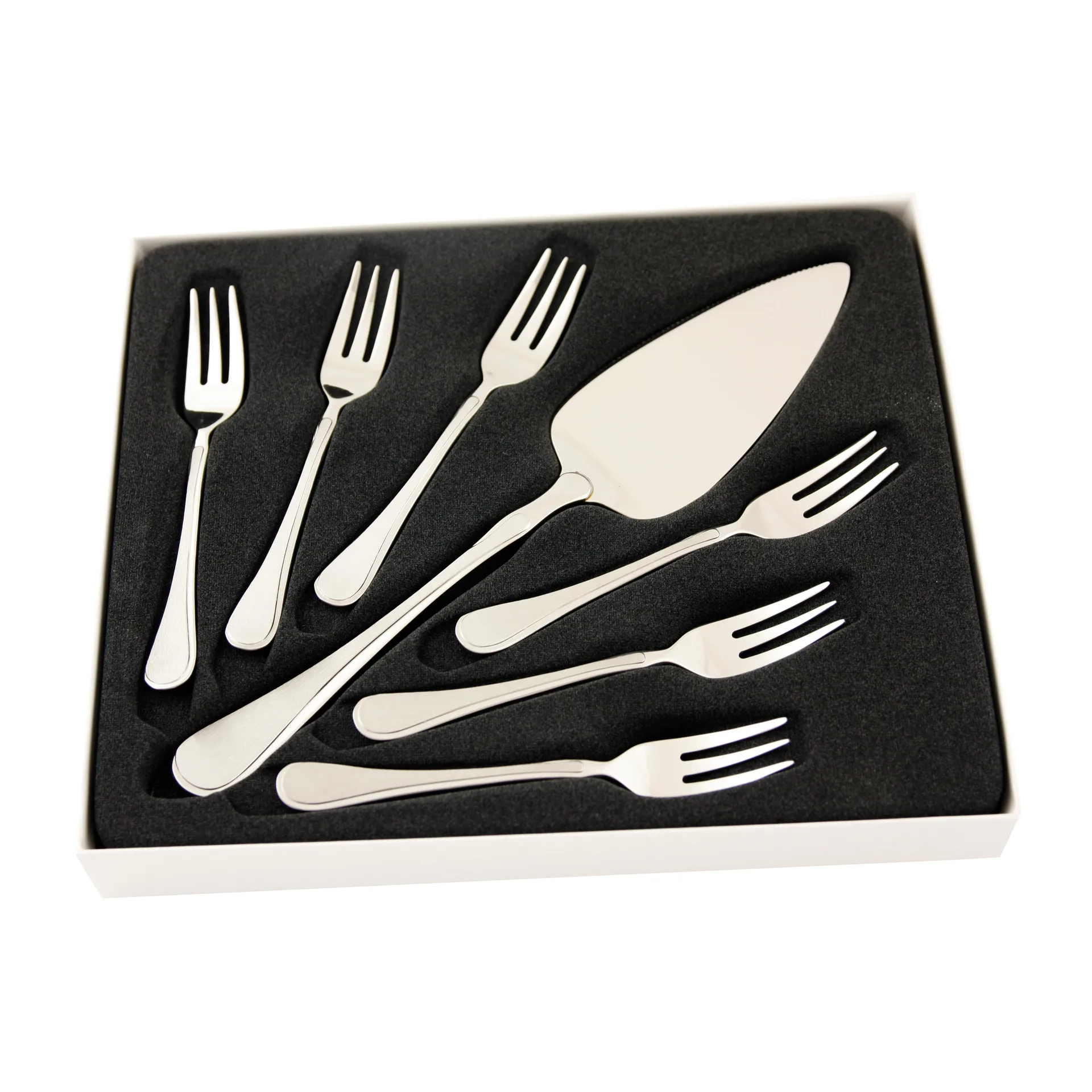 Carina cake set 7 pcs, 不锈钢 Hardanger Bestikk