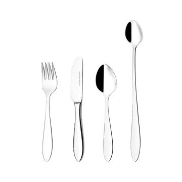 Fjord 儿童餐具 4件 - Stainless steel - Hardanger Bestikk