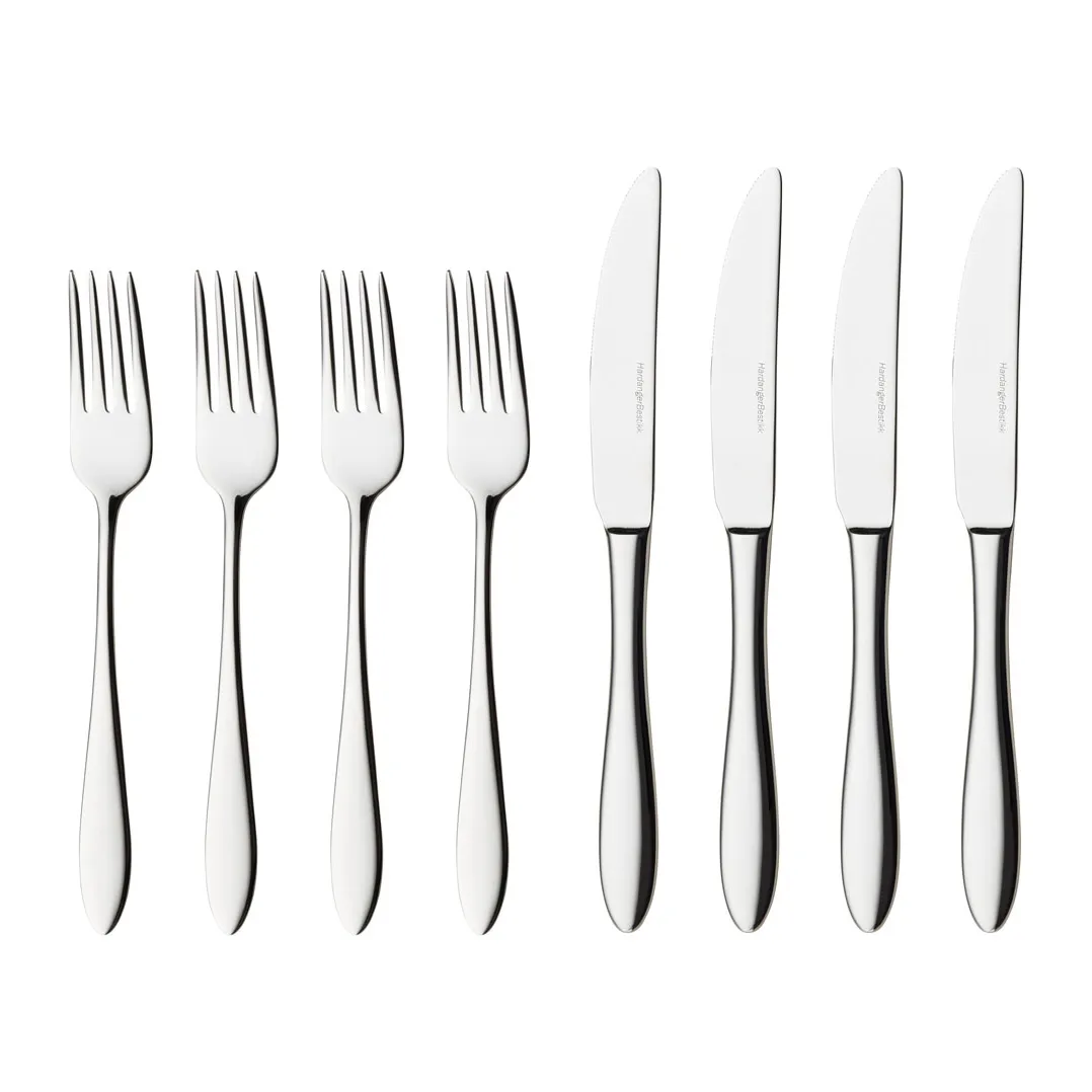 Fjord starter set 8 pcs, 不锈钢 Hardanger Bestikk