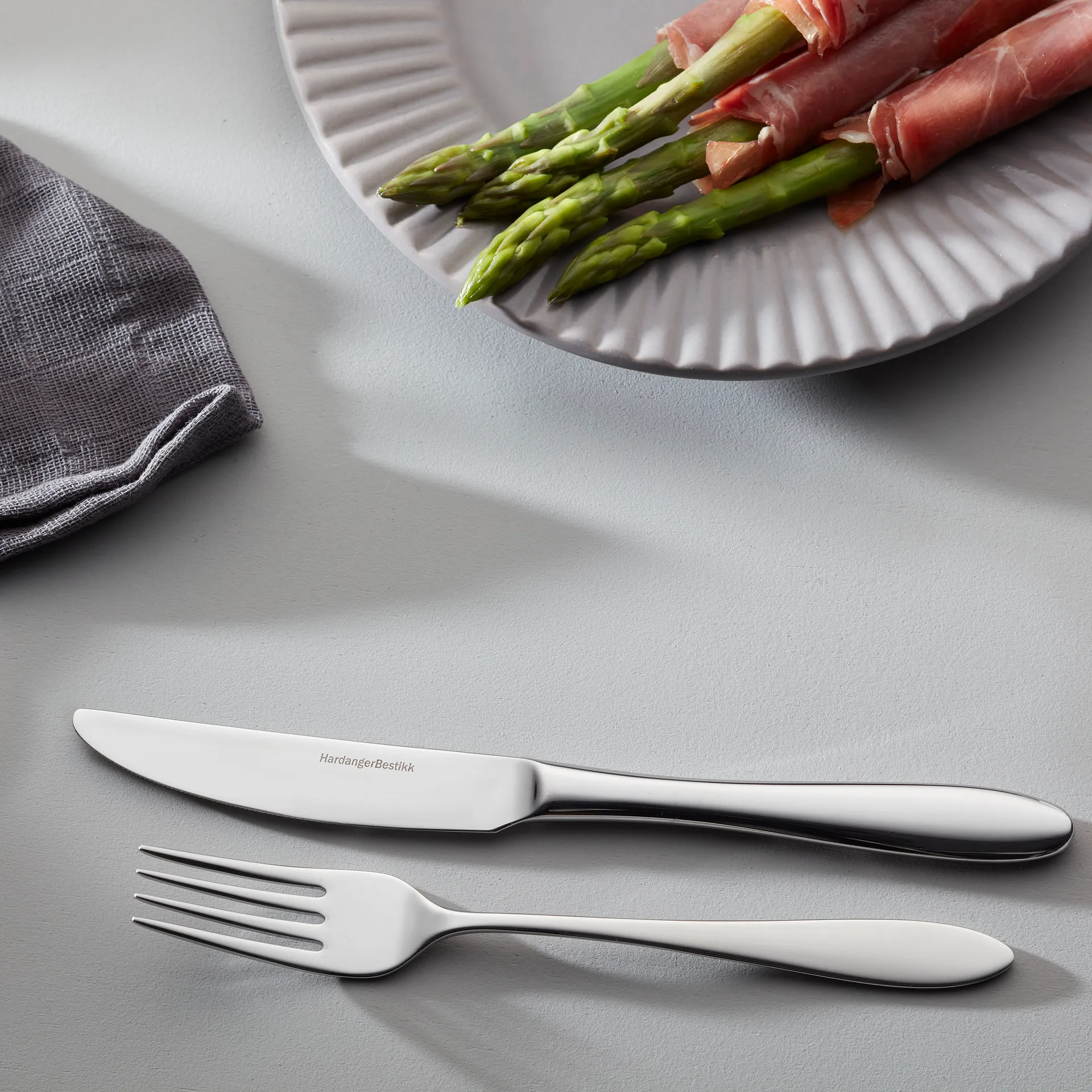 Fjord starter set 8 pcs, 不锈钢 Hardanger Bestikk