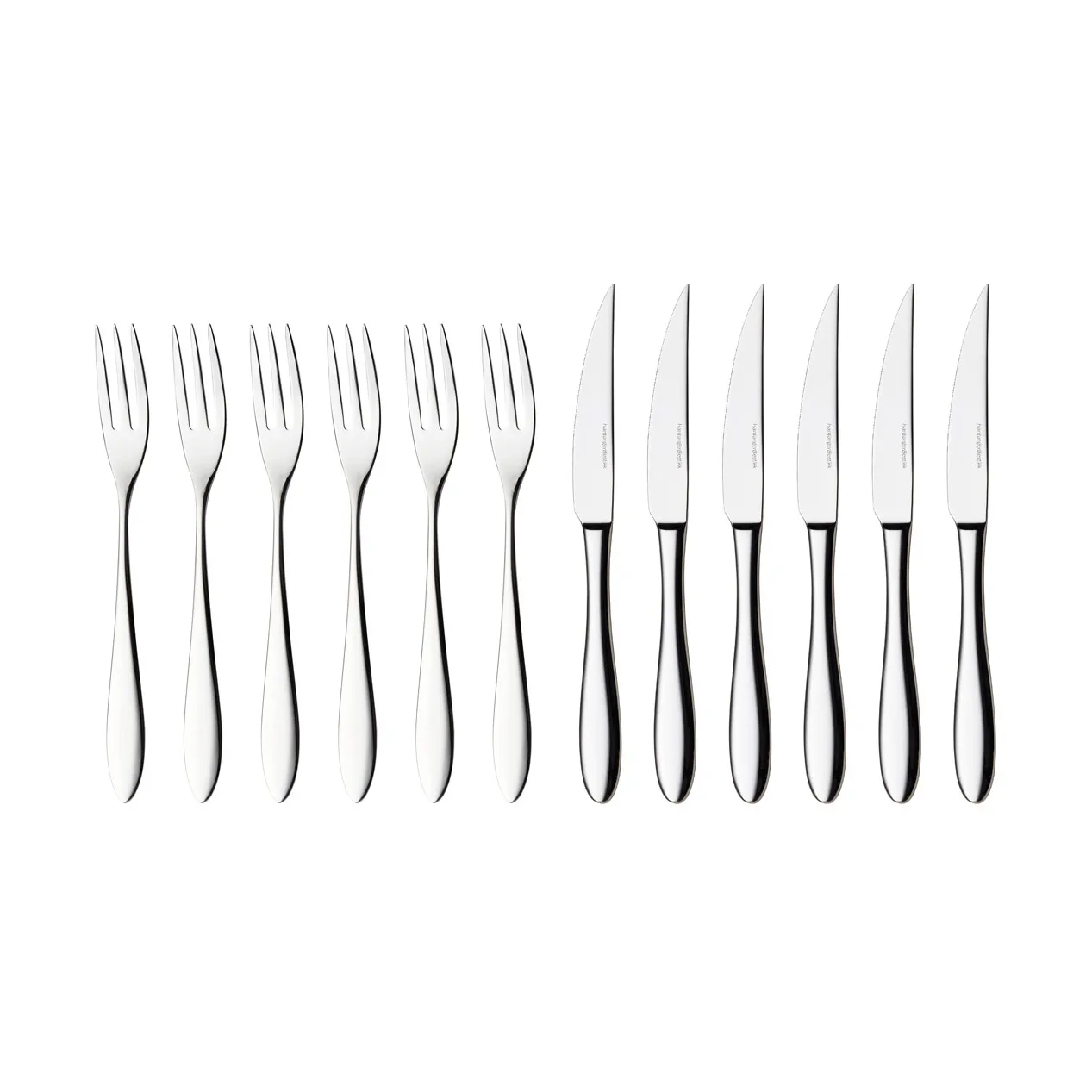 Fjord steak 餐具 cutlery 12 pcs, 不锈钢 Hardanger Bestikk