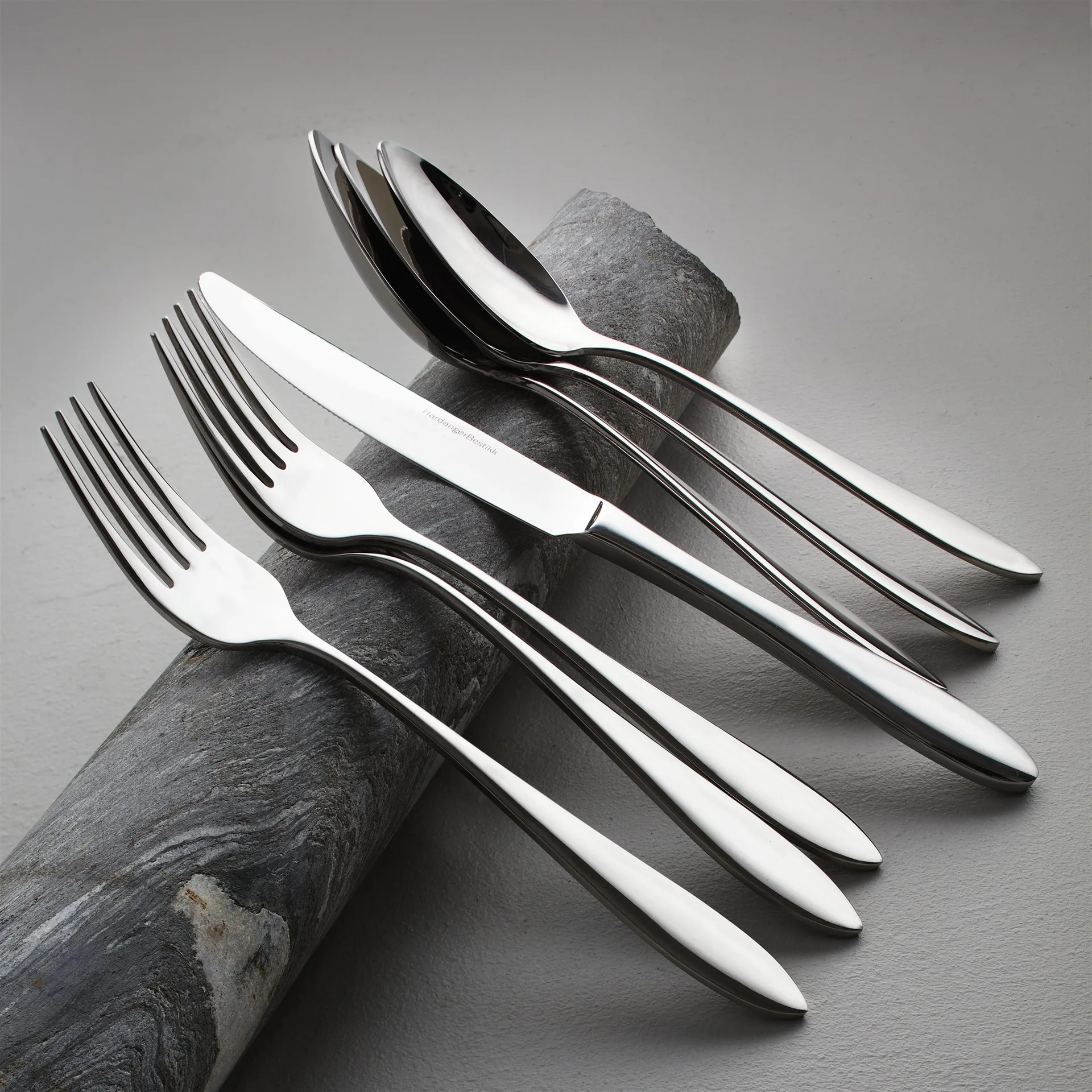 Fjord table knife, 不锈钢 Hardanger Bestikk